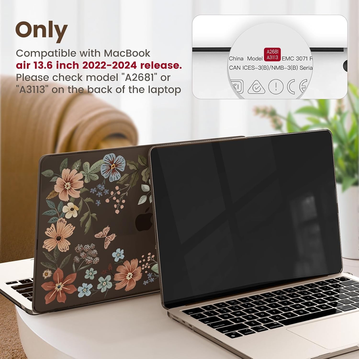 for M4 MacBook Air 13 inch Case 2026 2025-2022 M5 M4 M3 M2 Model A3449 A3240 A31