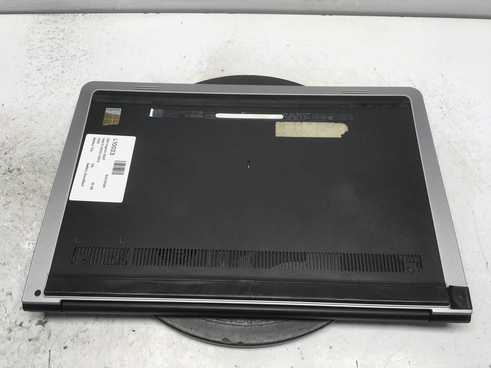 Dell Inspiron 5547 Intel i7-4510U 2GHz 16 GB NO HDD No Batt