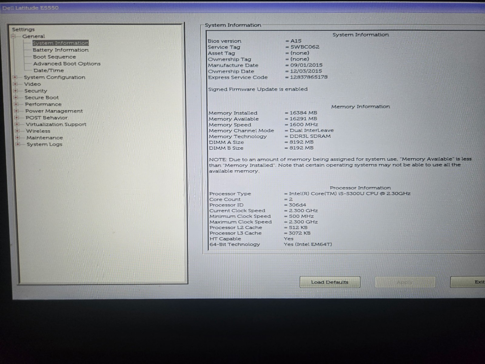 DELL WINDOWS 11 LAPTOP BLACK
