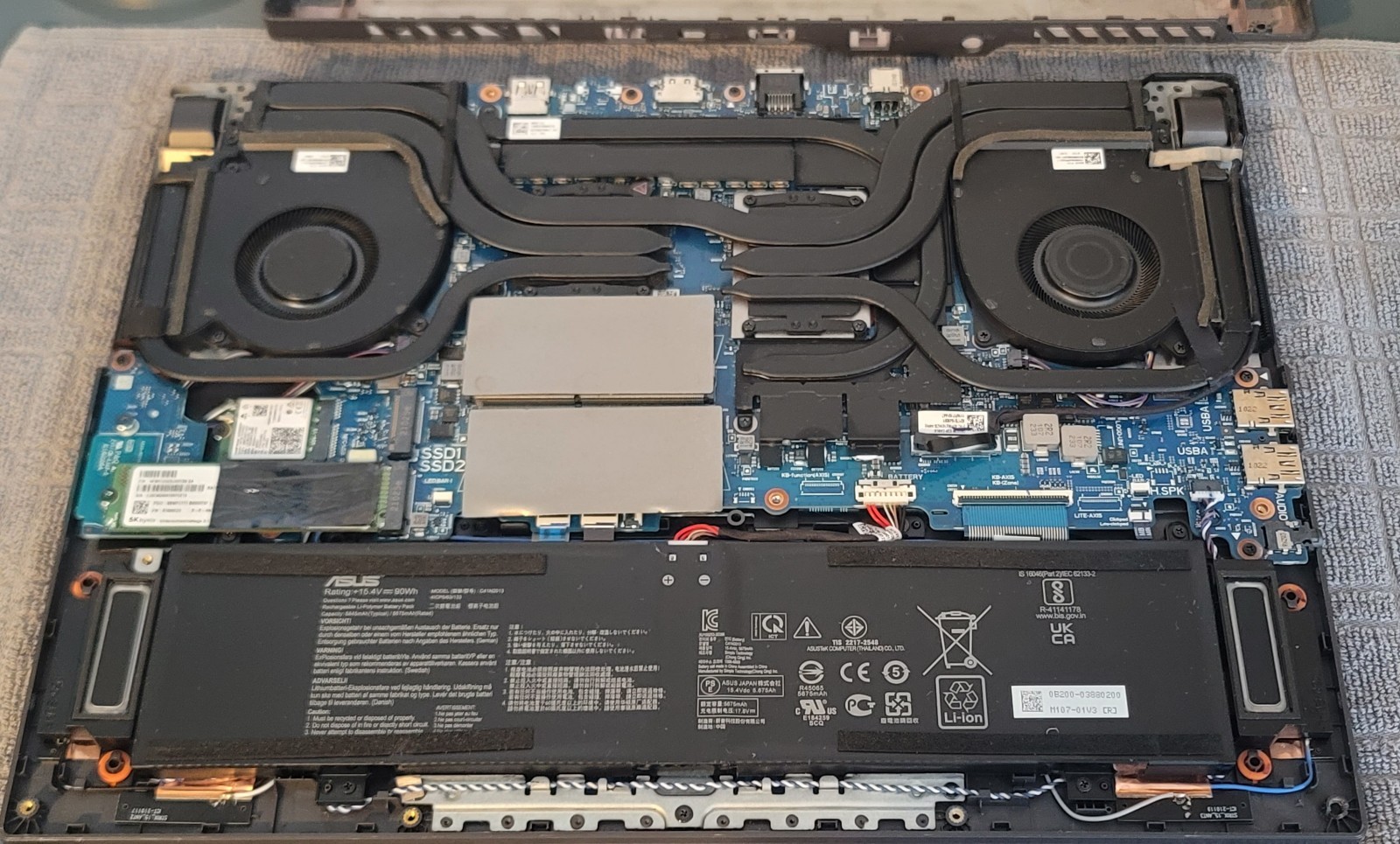 Ausu ROG STRIX G513Q Gaming Laptop Parts Only