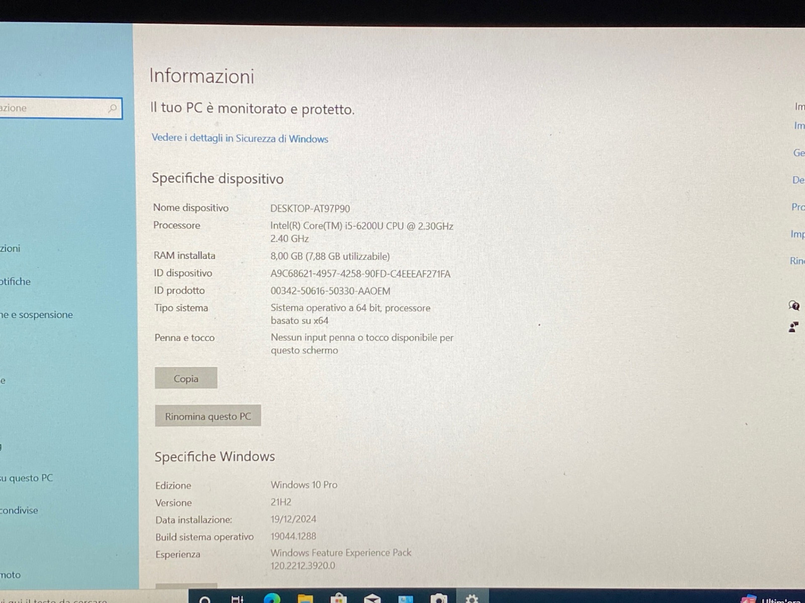 HP ELITEBOOK 820 G3 12.5″ REFURBISHED CPU I5-6200U 2.30GHZ RAM 8GB SSD 256GB