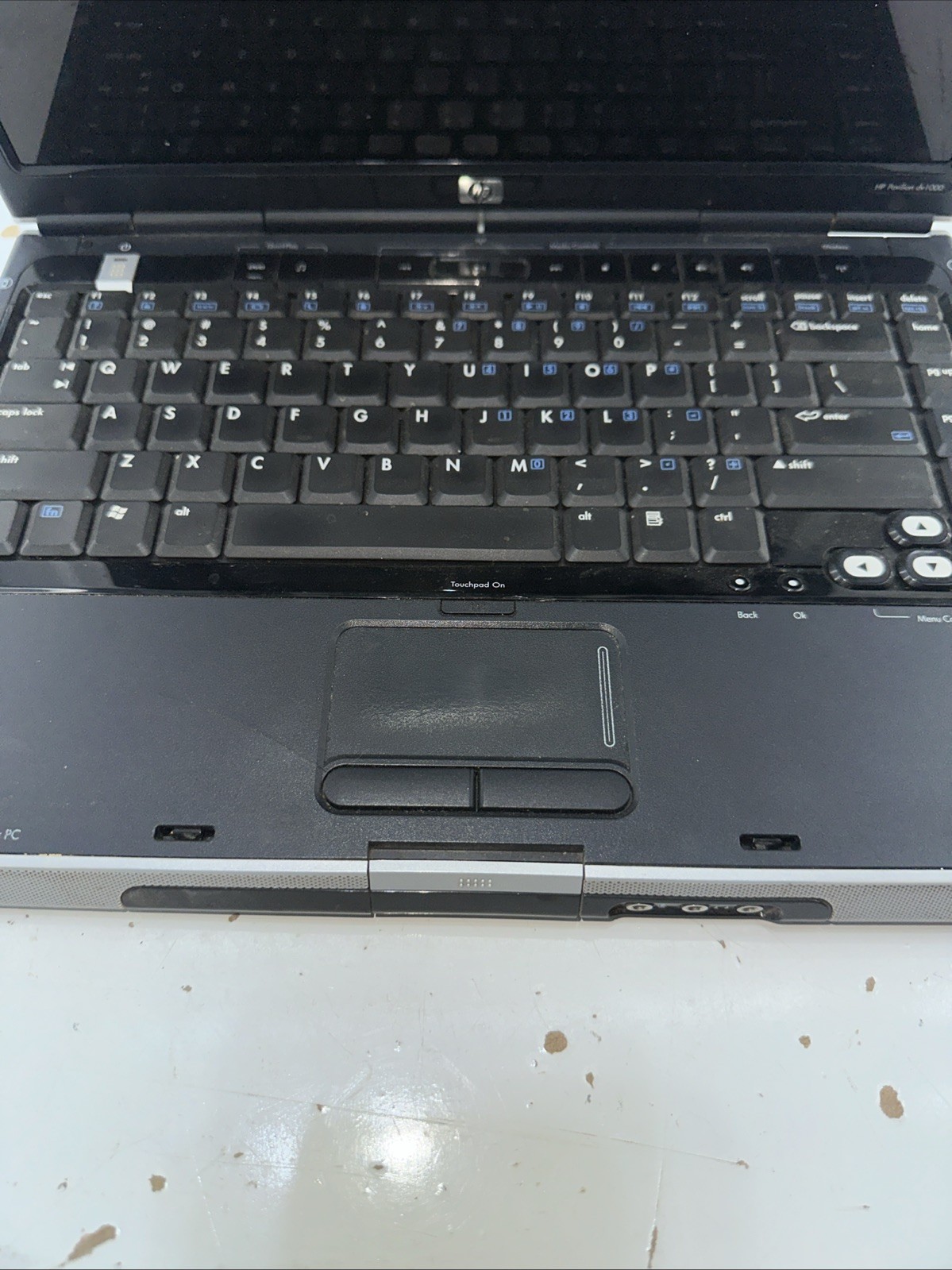 HP Pavilion dv1000 Intel Pentium 512MB RAM 80Gb Hard Drive Untested