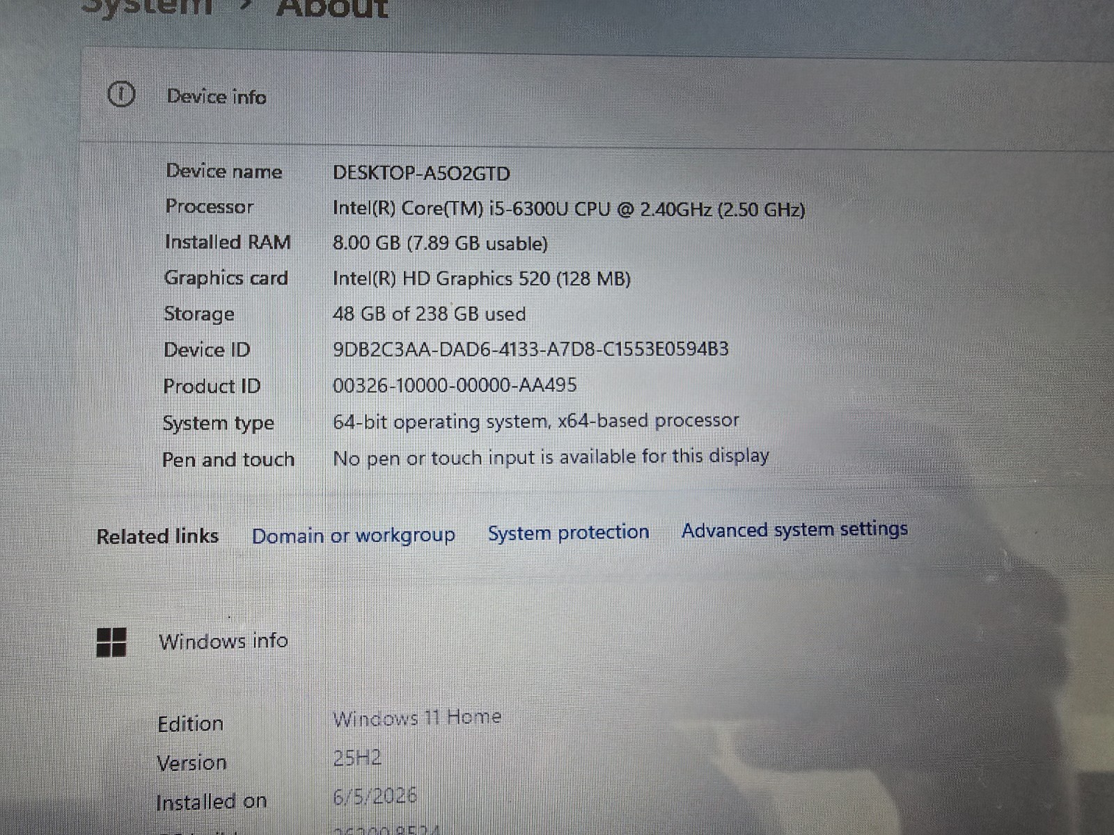 Dell Latitude 5414 Rugged 14″ i5-6300U 2.4GHz 8GB 256GB SSD Win 11 Pro