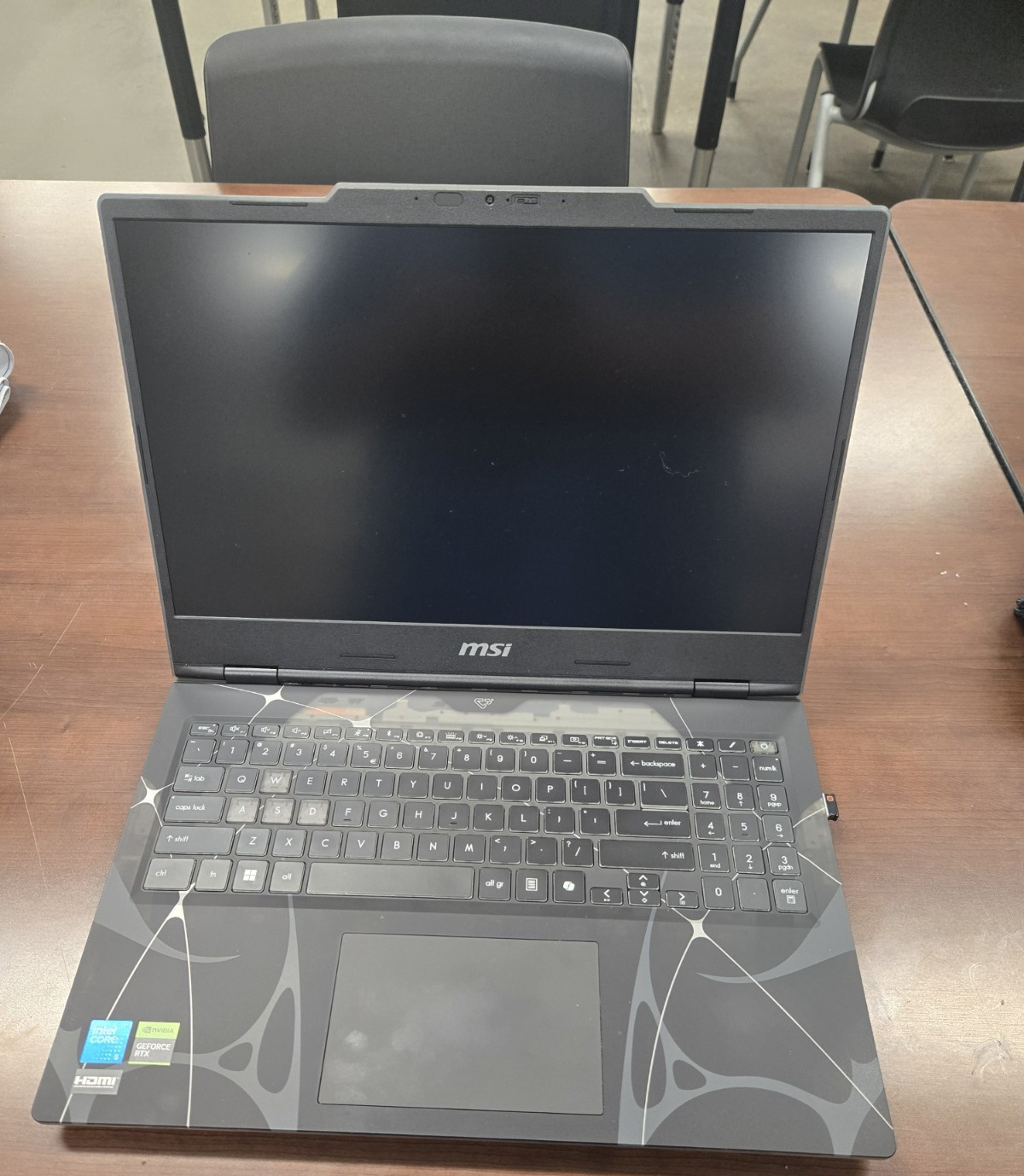MSI 15.6in Cyborg Gaming Laptop Intel Core i7 NVIDIA GeForce RTX Backlit Black