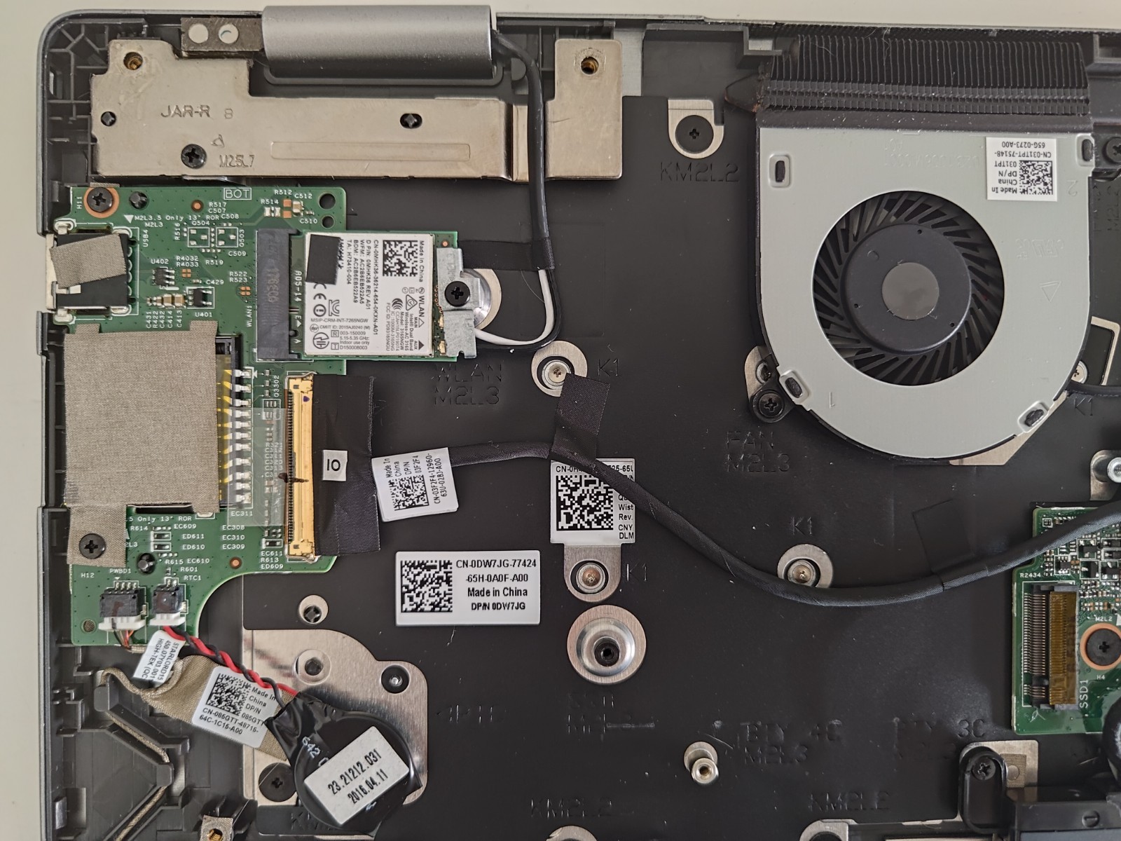 PARTS Dell Inspiron 15 7000 No SSD 8GB RAM Battery Power Adapter