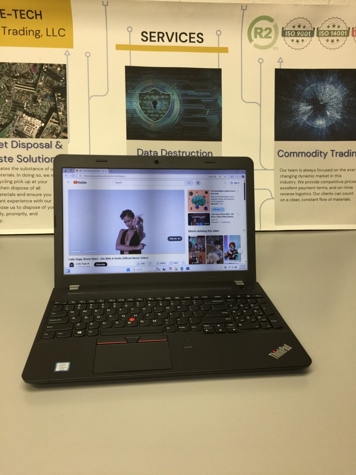 LENOVO THINKPAD E560 Intel Core i5 6th gen 2.30 GHz 8GB RAM 240 GB SSD