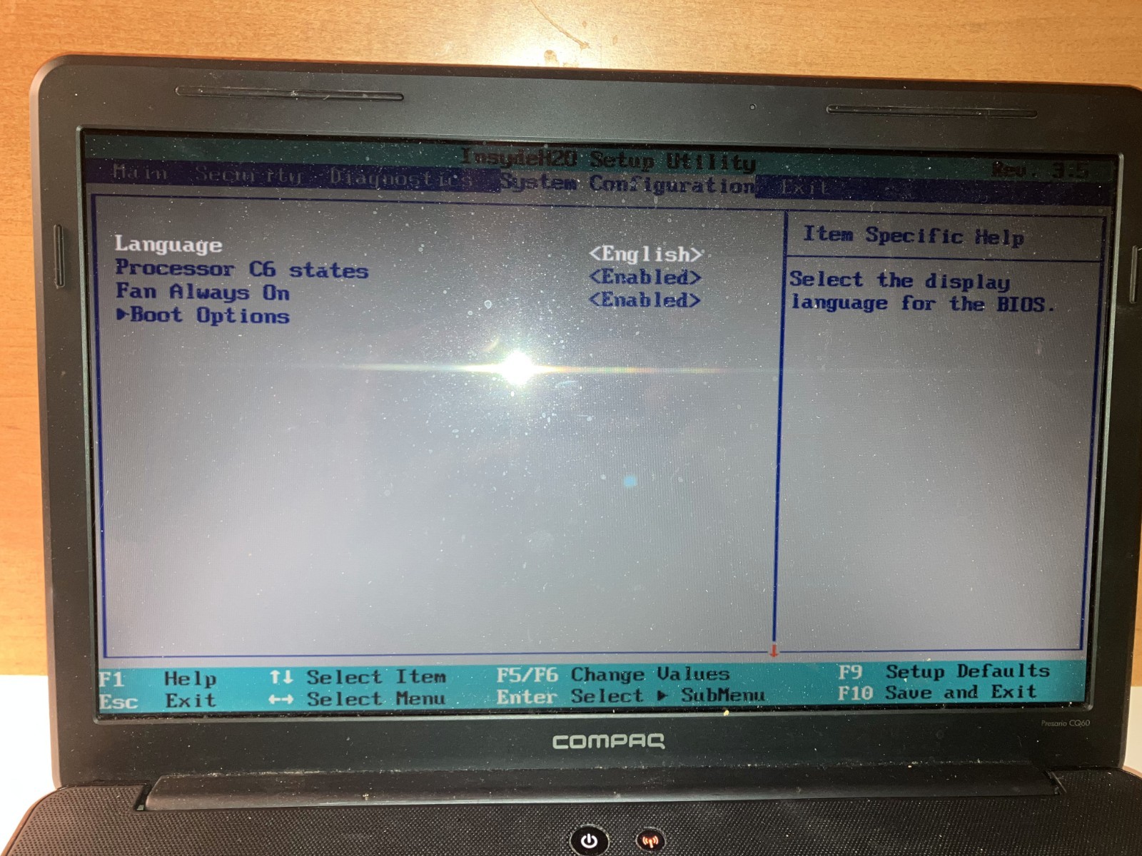 Compaq Presario CQ60-420US Intel Pentium Dual-Core T4200 2GHz 3GB NO HDD