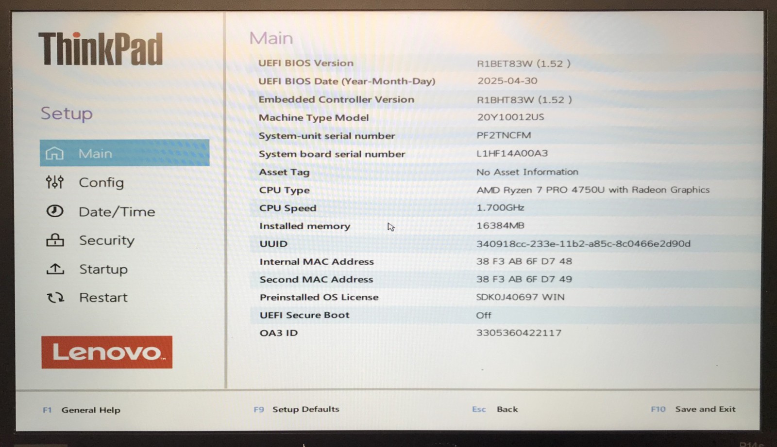 Lenovo ThinkPad P14s Gen 1 14″ Laptop Ryzen 7 PRO 4750U 16GB RAM 512GB NVMe