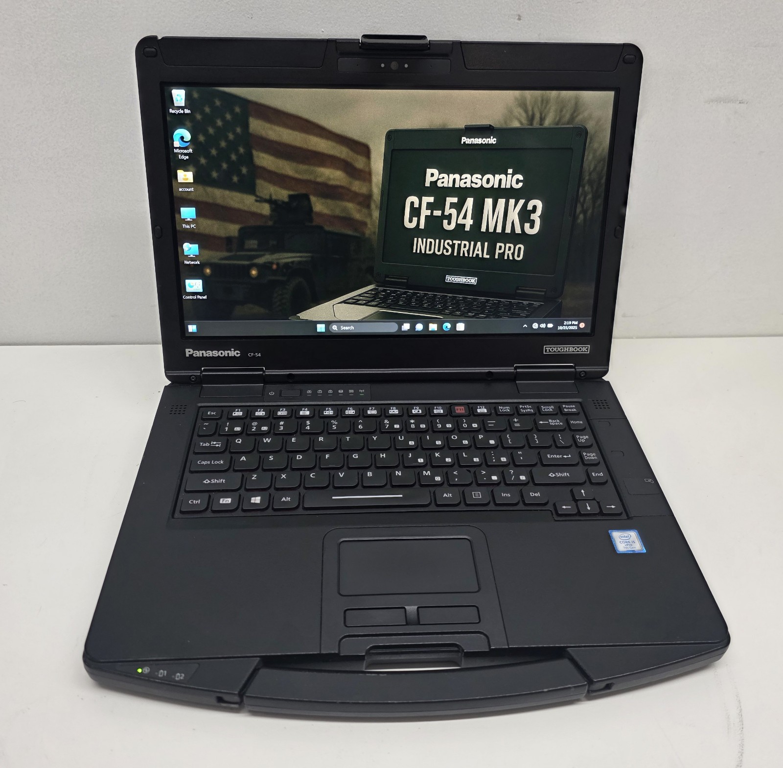 Panasonic CF-54 MK3 i5 7th gen 1TB SSD 16GB 4G LTE GPS Touchscreen W11 Toughbook