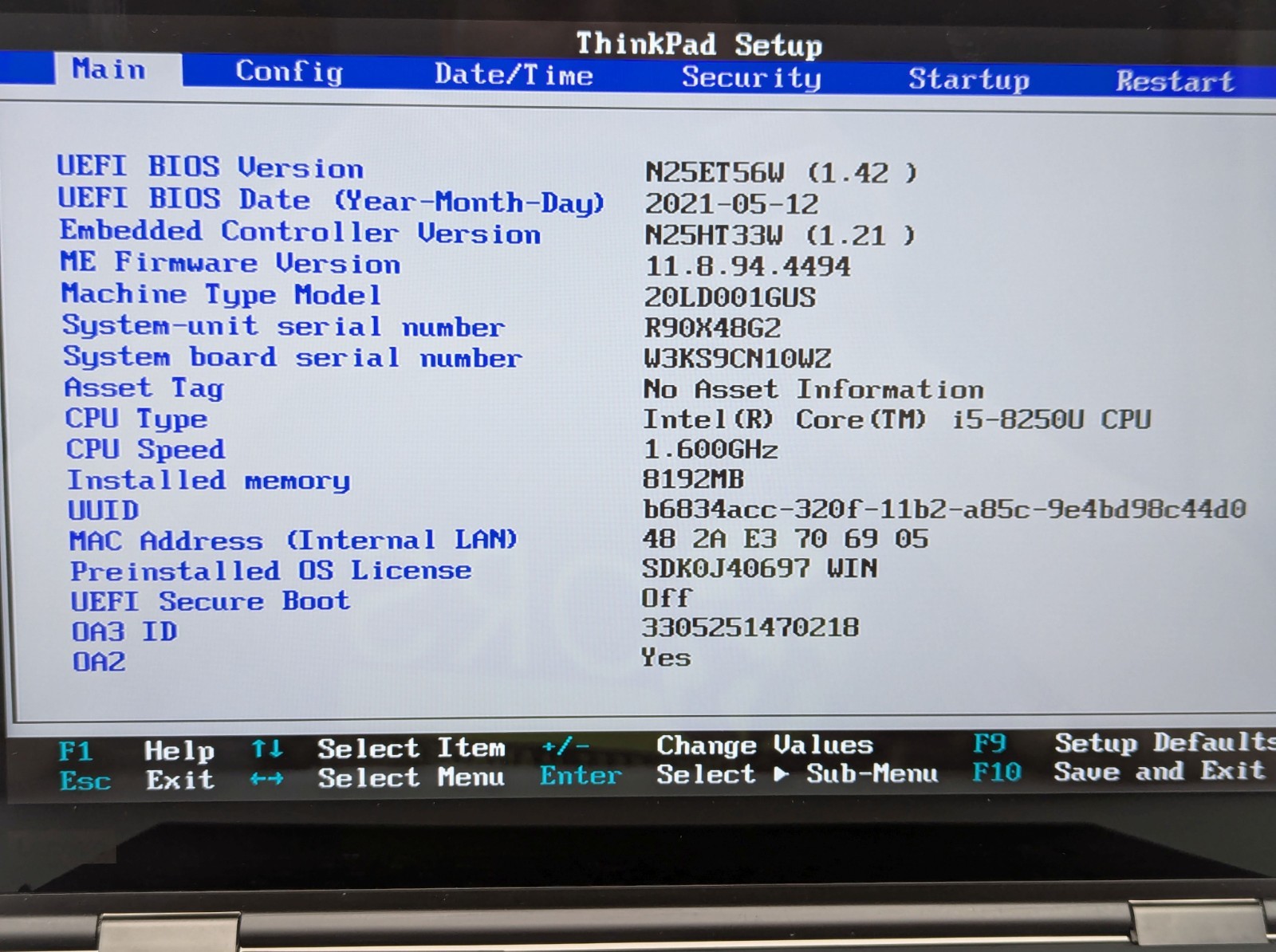 Lot of 2 Lenovo ThinkPad X1 Yoga 3rd Gen 14″ Laptop i5-8250U 8GB – *BAD SPEAKERS