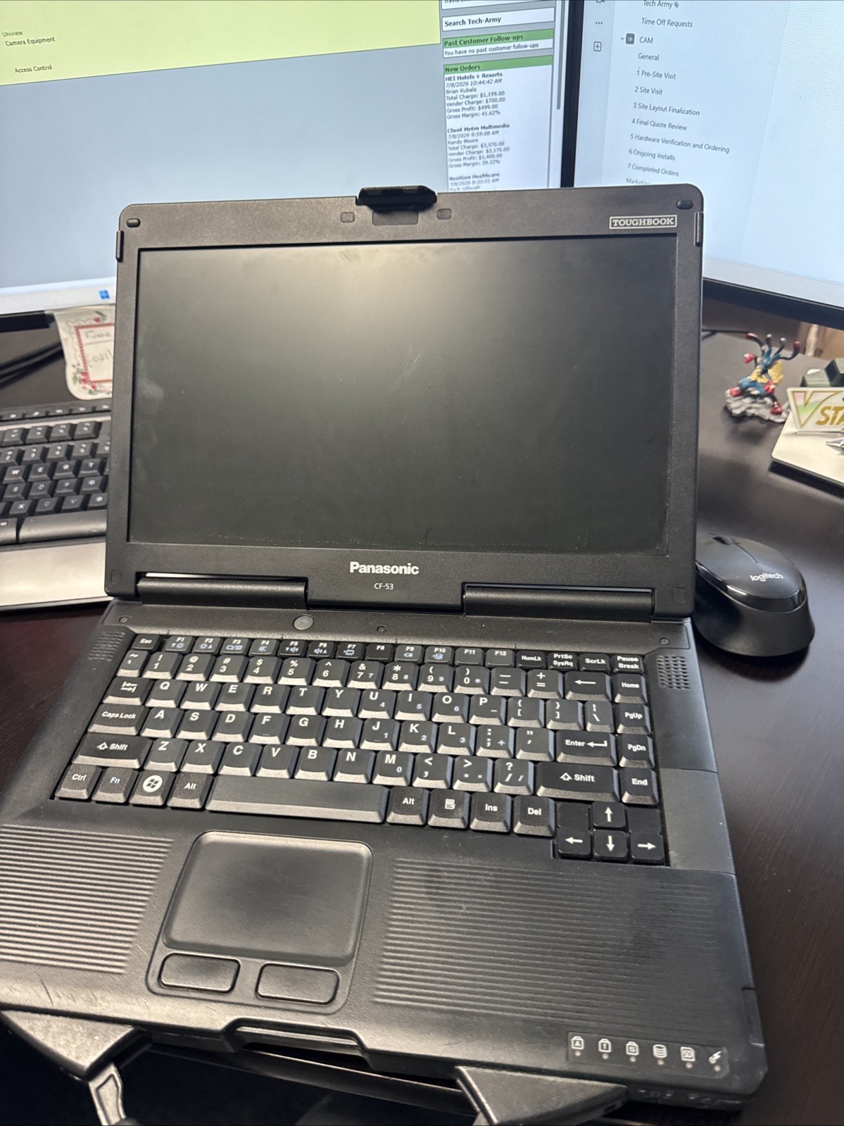 RUGGED PANASONIC CF-53 TOUGHBOOK **Patts Of Repair Free Ship