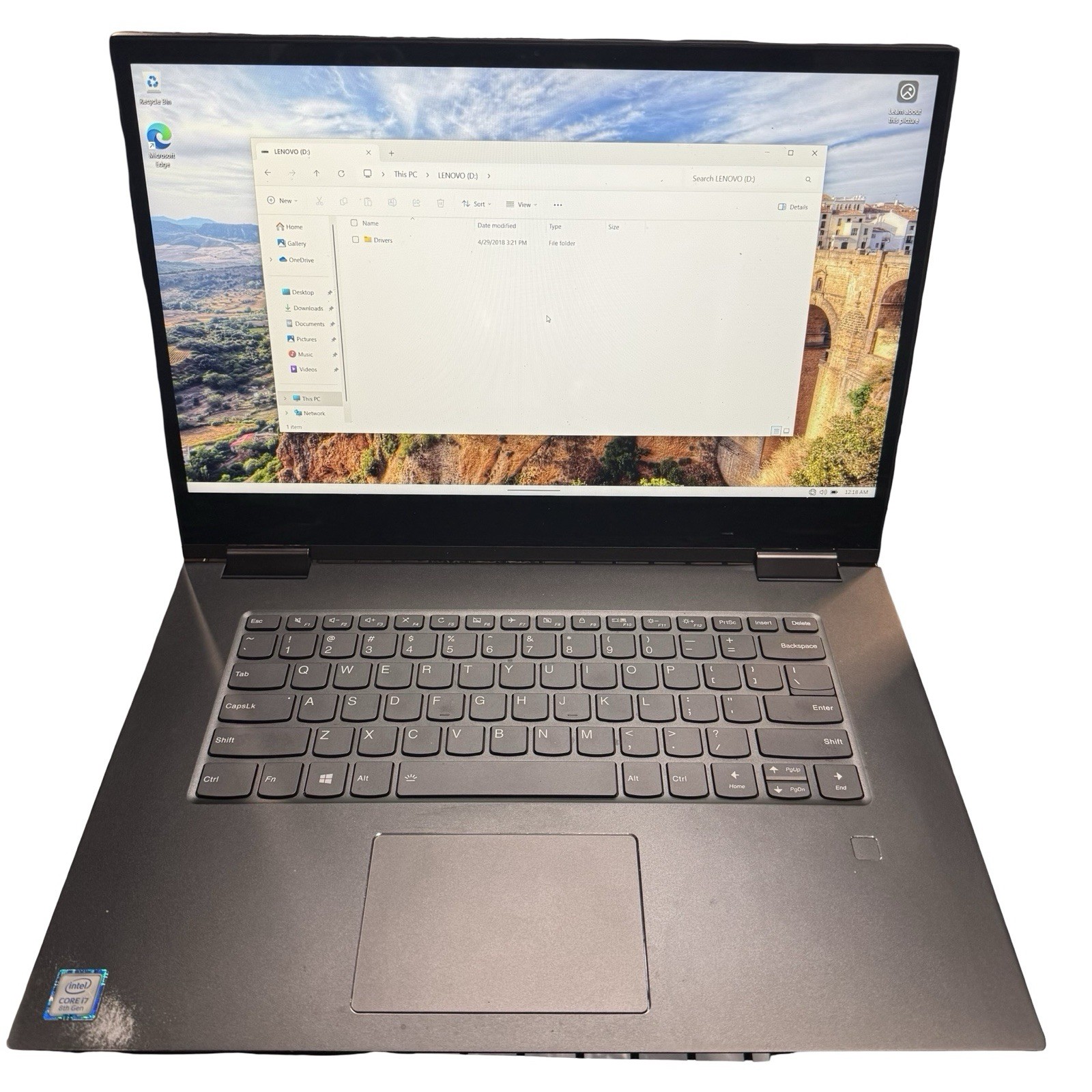 Lenovo Yoga 730-15IKB 15.6″ (NO TCH) i5-8250U @ 1.6Ghz 8gb Ram 256gb SSD W11