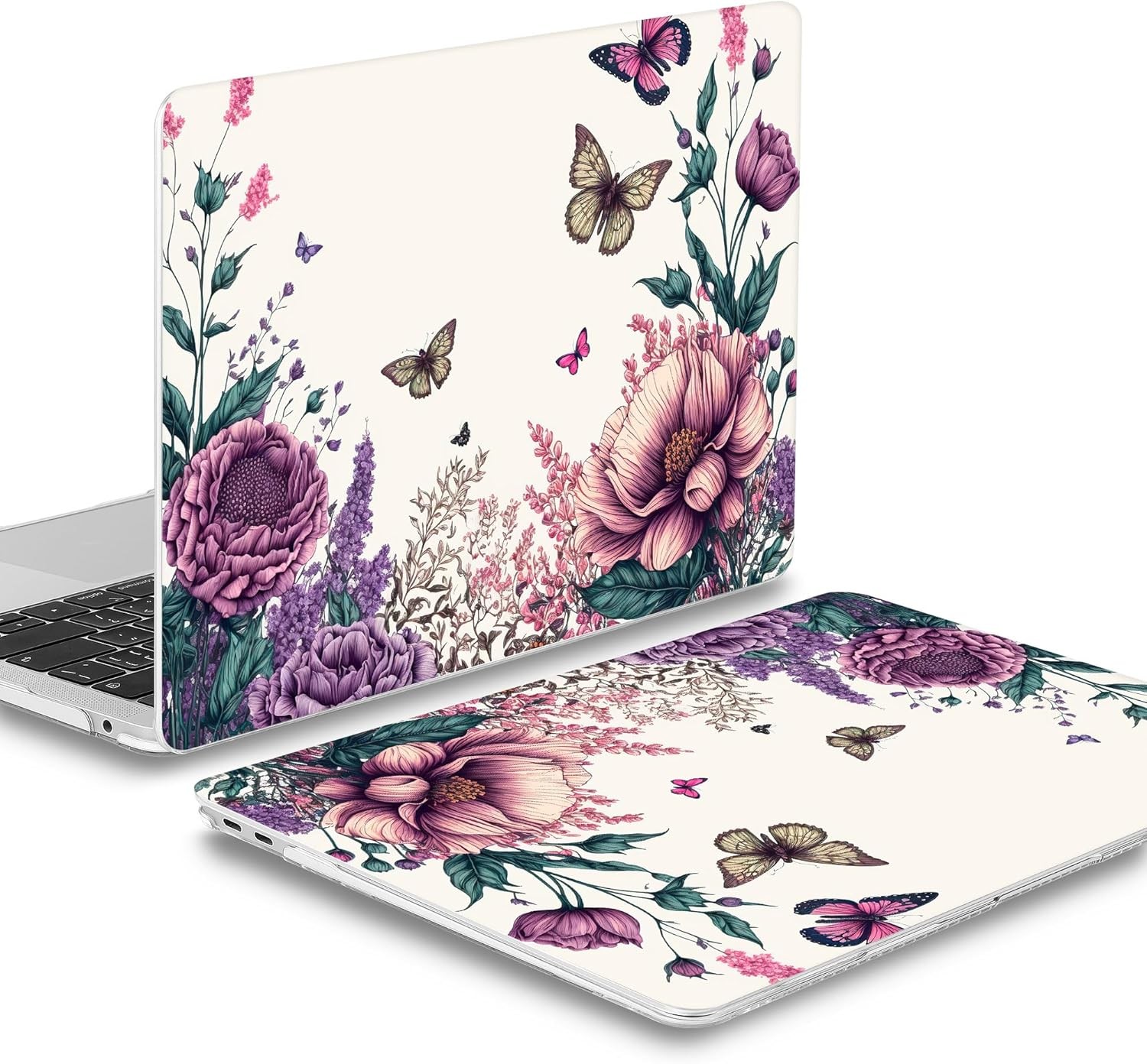 Case for MacBook Air 13 inch M1 A2337 A2179 A1932, Hard Cover with Screen Protec