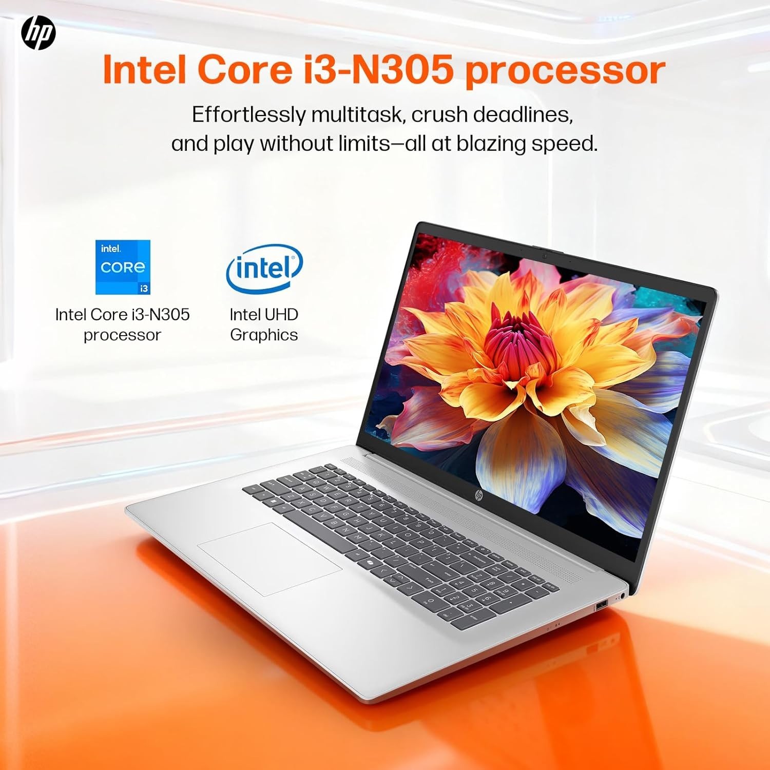 HP 17.3″ Laptop, Intel 8-Core Processr, Up To 64GB RAM + 2TB SSD, Win11 Pro