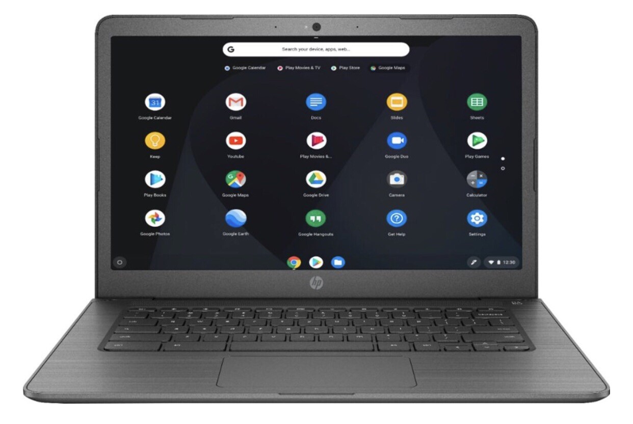 HP 14″ Touch-Screen Chromebook Intel Celeron 4GBMemory 32GB eMMC Flash N3350Gray