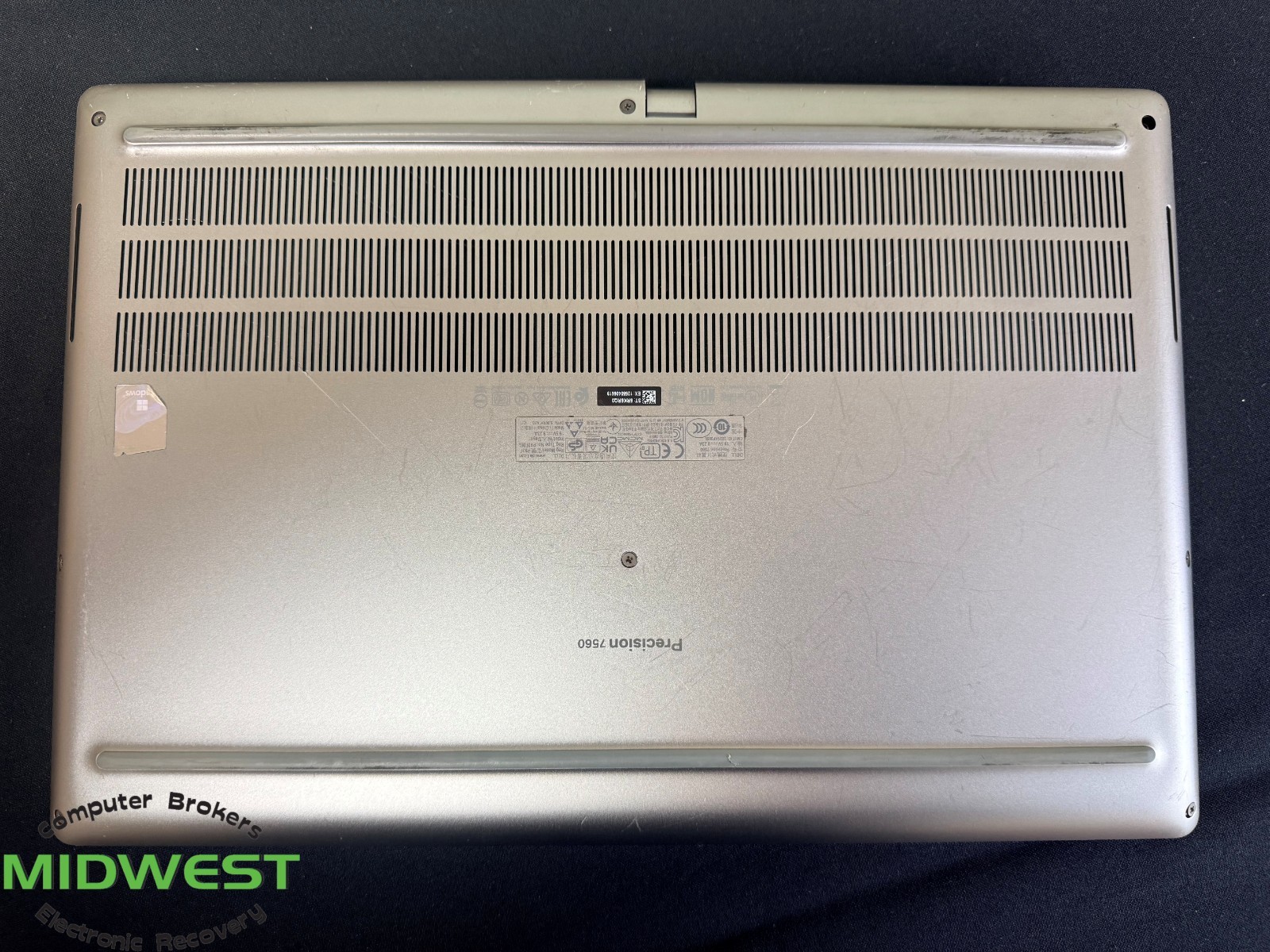 Dell Precision 7560 i7-11850H Laptop No OS/HDD/SSD/Battery (For Parts-See Desc.)