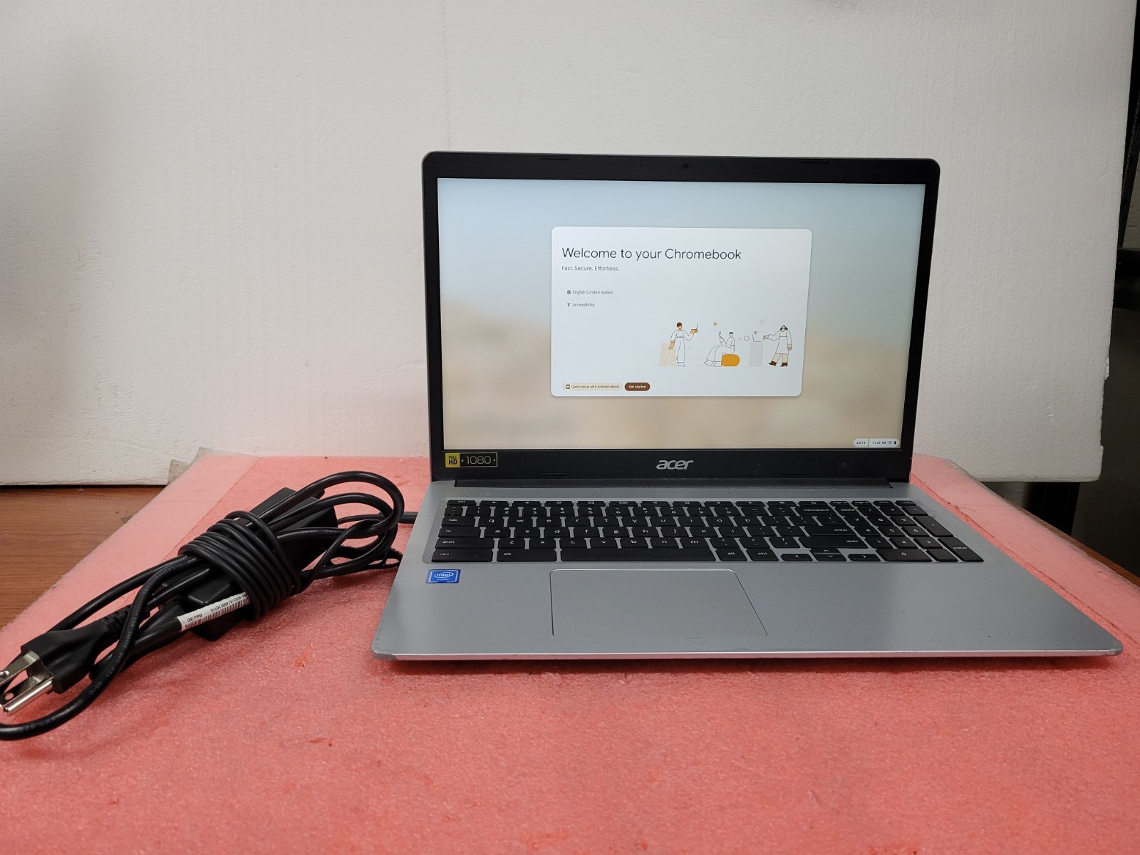 HP Chromebook 315 15.6″ Intel Celeron N4020@1.10GHz 4GB 32GB w/PA | LP543