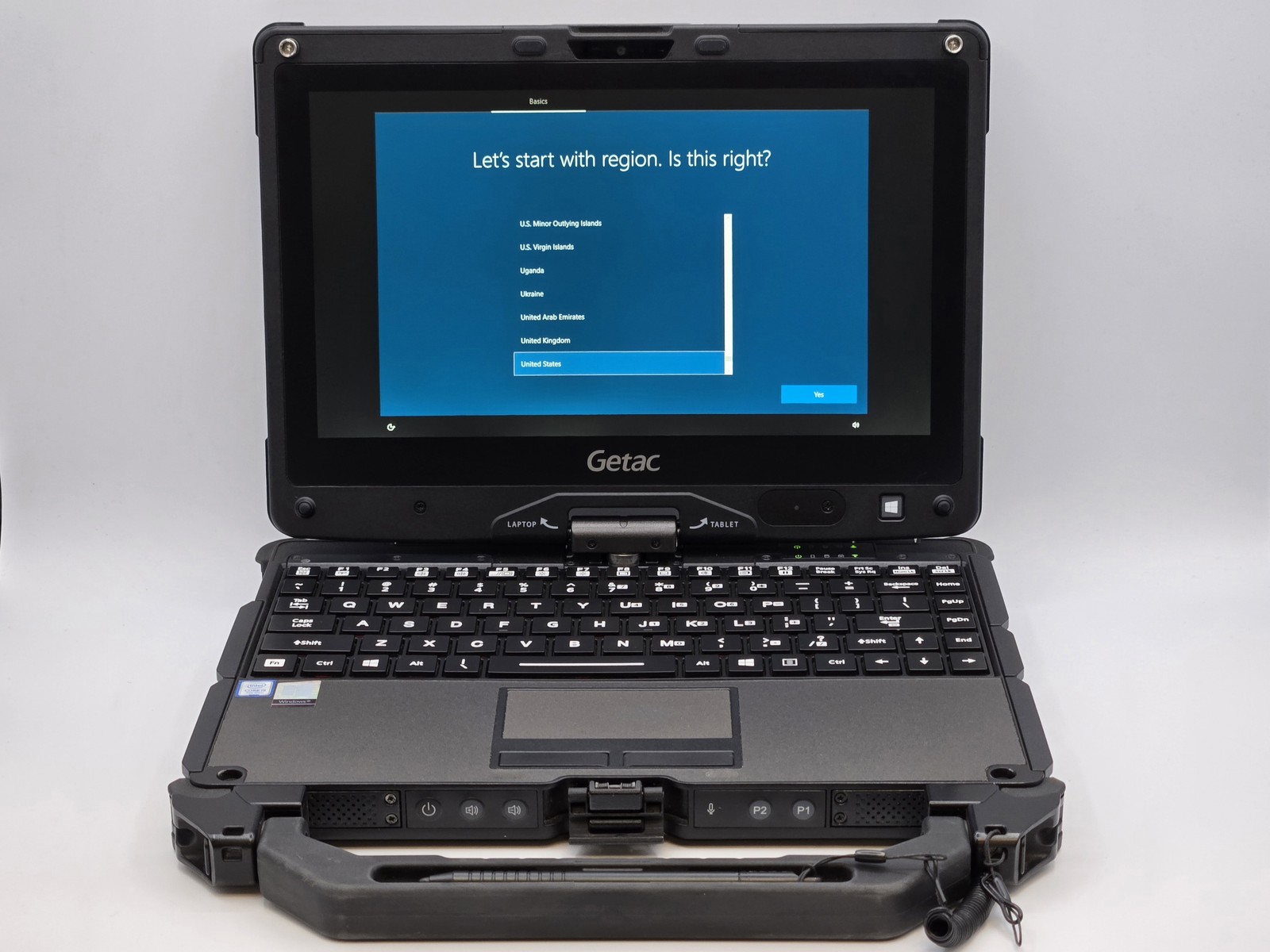 Getac V110G4 2-in-1 11″ HD Touch I5-7200U 256GB SSD 8GB W10P Webcam *READ*