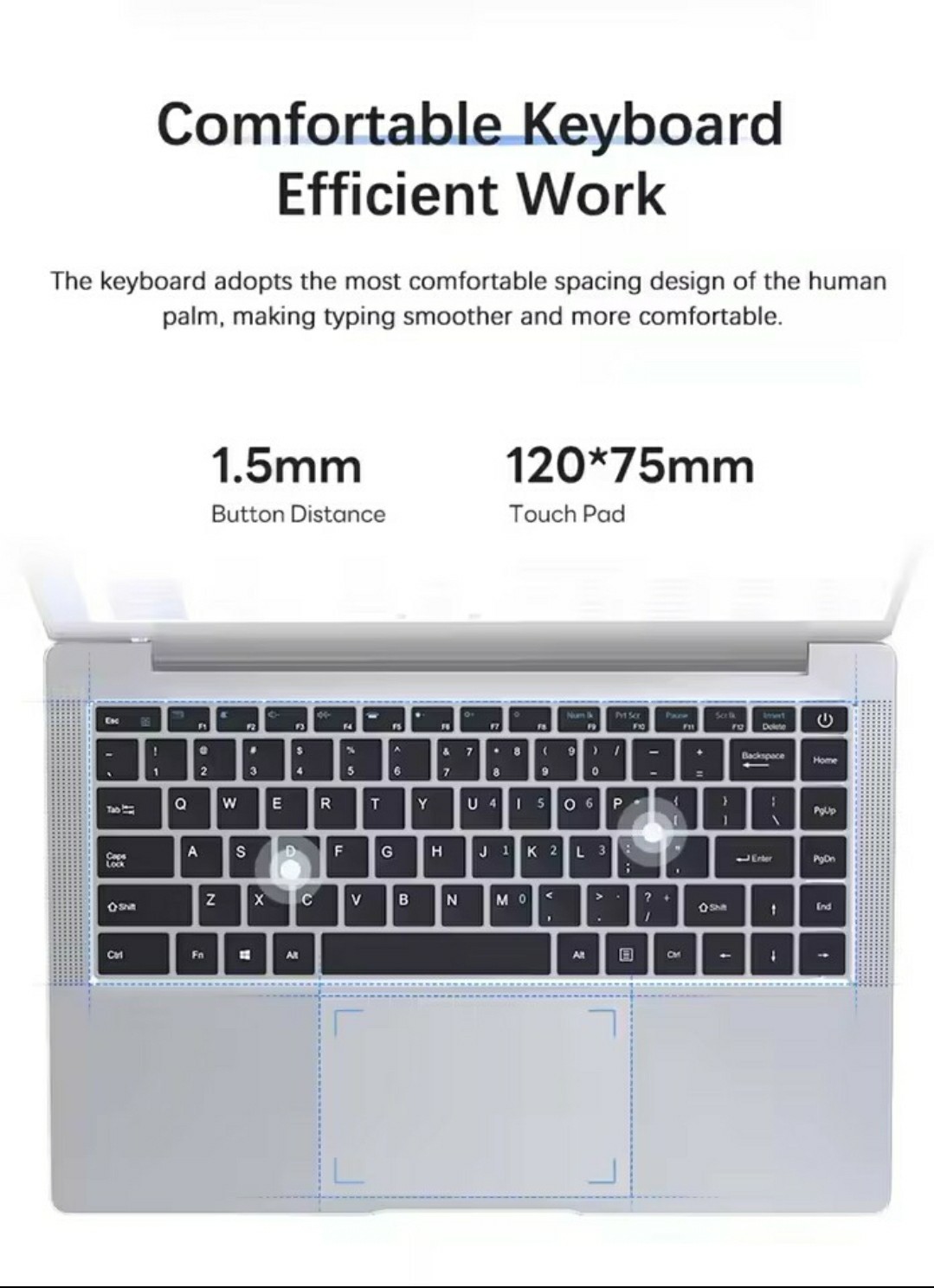 14.1″ Ultra Slim Windows 11 Pro Laptop Computer Intel Atom A3950 12GB Ram 256GB