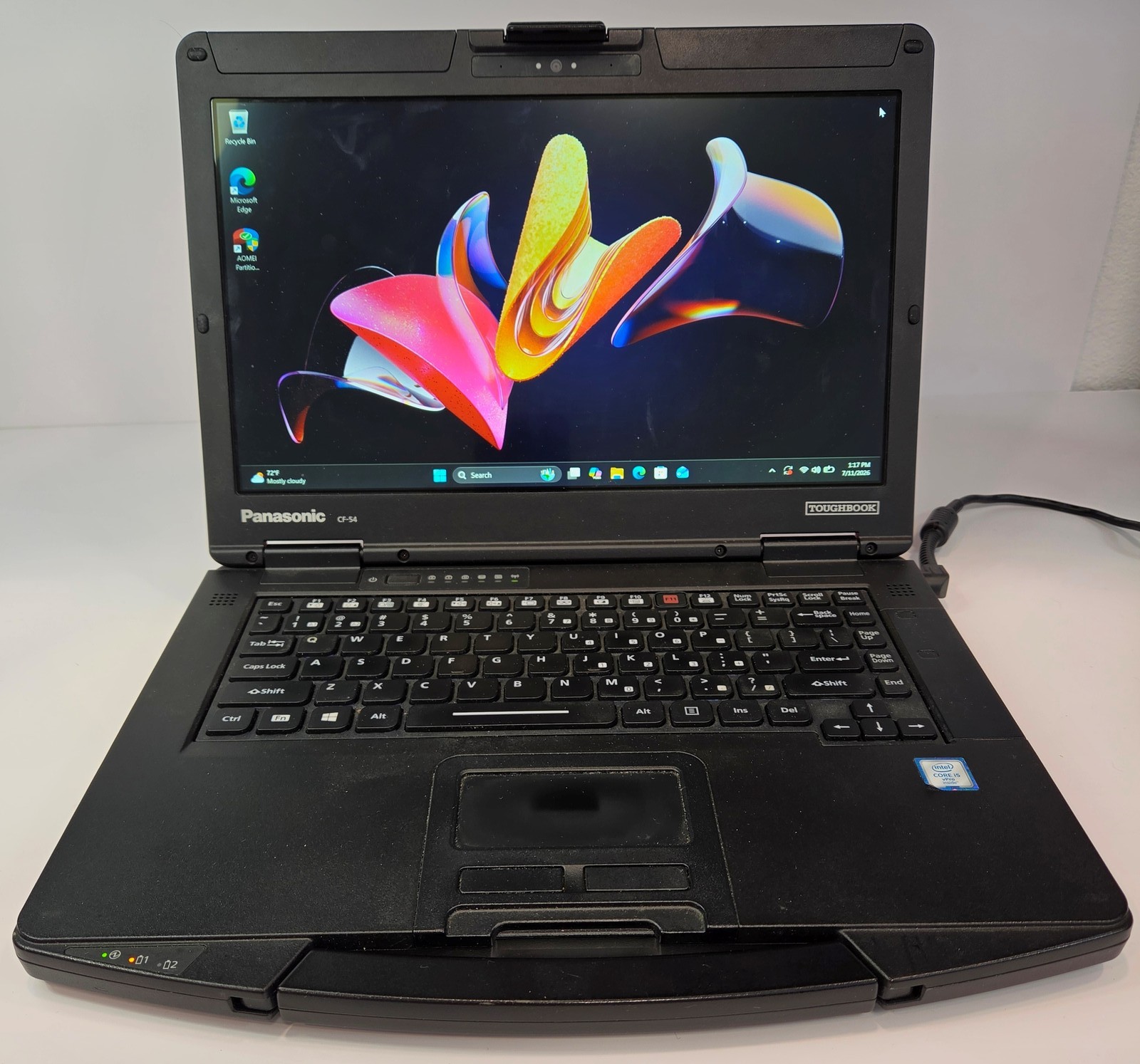 RED Touch Toughbook CF-54 MK2 2.4GHz i5 16GB 250GB LTE GPS DVD NEW BAT – 207647