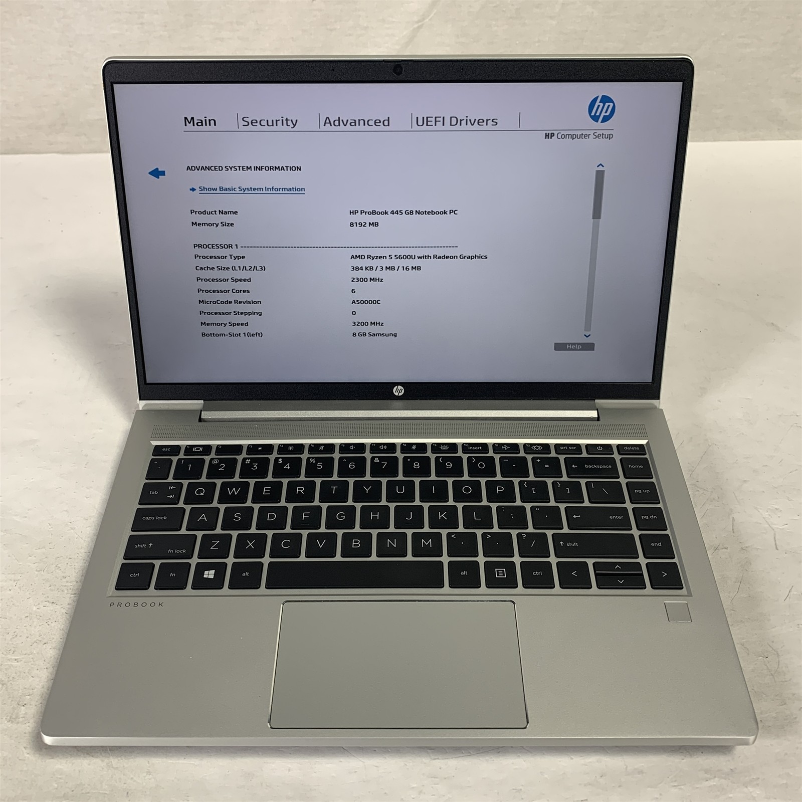 HP ProBook 445 G8 14″ Laptop Ryzen 5 5600U 2.3GHz 8GB – NO DRIVE