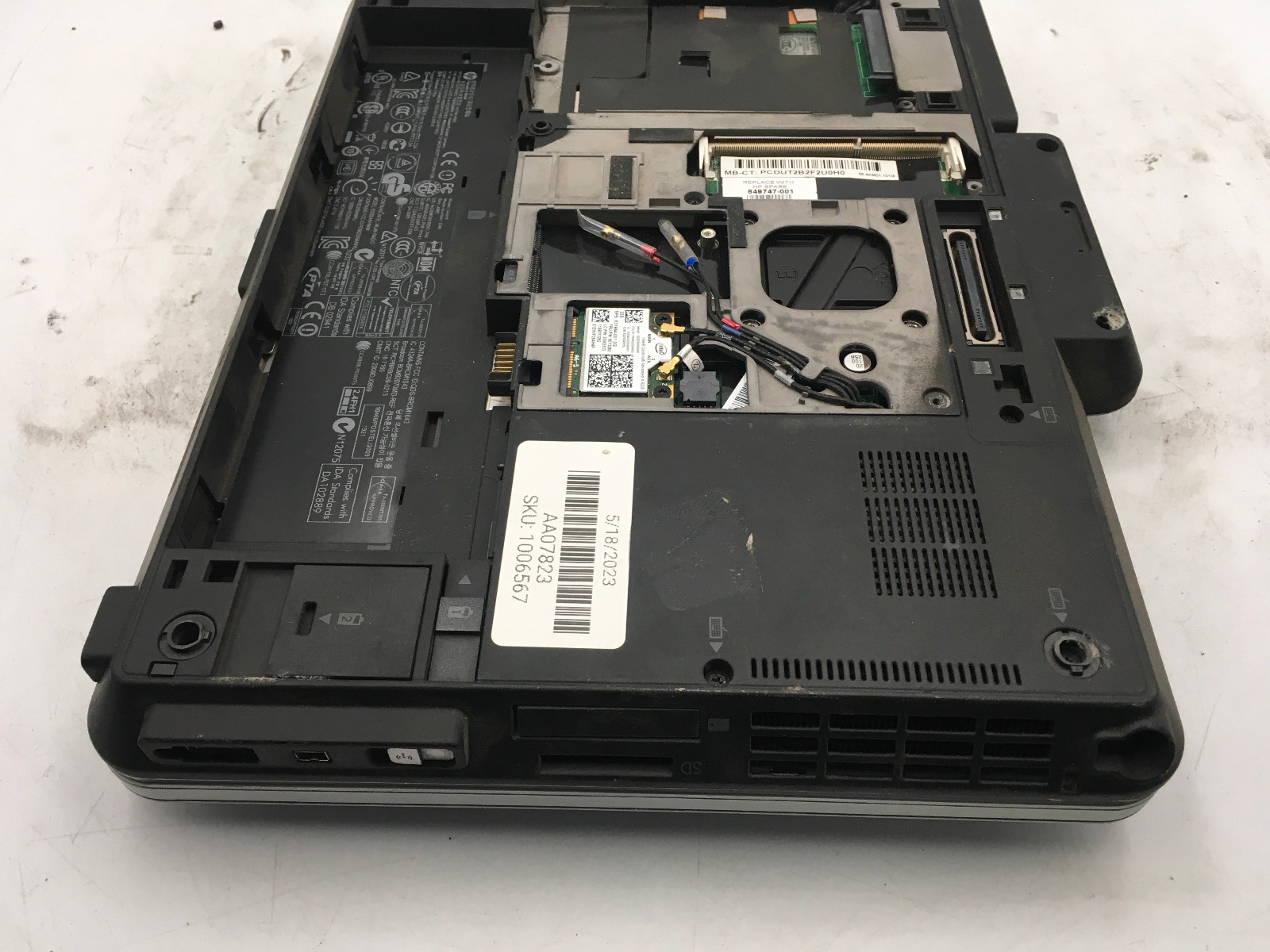 HP ELITEBOOK 2760P – BOOTS TO BIOS – INTEL I5 2540M – NO RAM – READ DESCRIP – BB