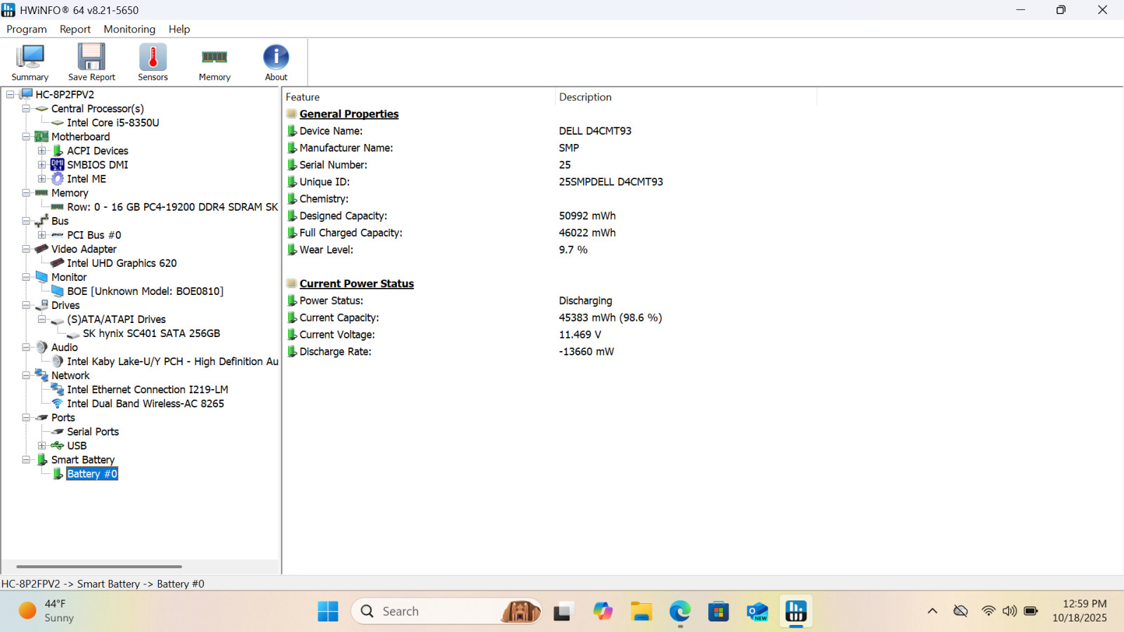 DELL Latitude 5490 Laptop, 14″ HD, i5-8350U, 16GB, 256GB SSD *Pls READ*