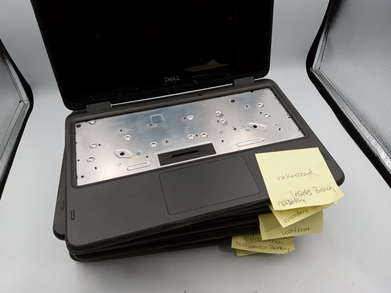 Lot of 8 – Dell 3100 5190 Chromebook Laptops * FOR PARTS * VARIOUS ISSUES -RR