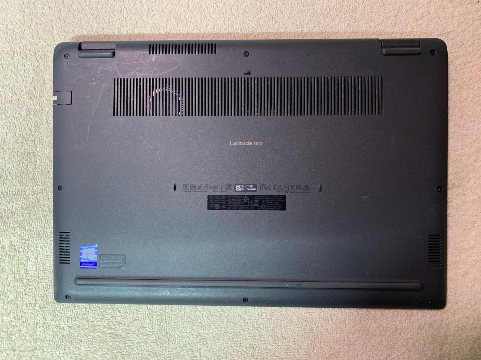 Dell Latitude 3510 i5-10210u, 12GB-256GB M2 NVMe SSD Windows 11 Pro # 9YY1G63