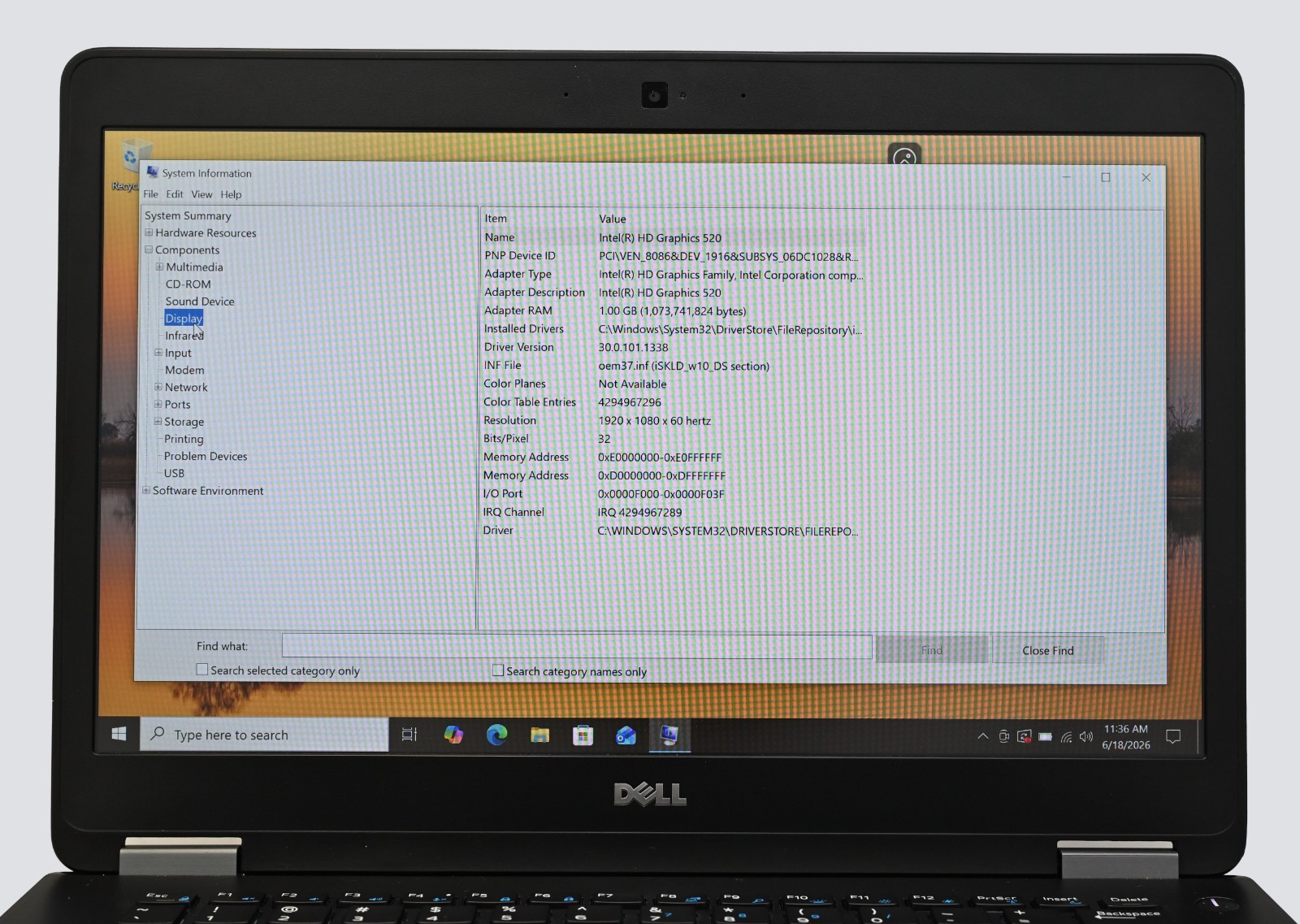 Dell Latitude E7470 i7-6600u 2.6GHz 8GB RAM 128GB M.2 SSD – SEE DESCRIPTION