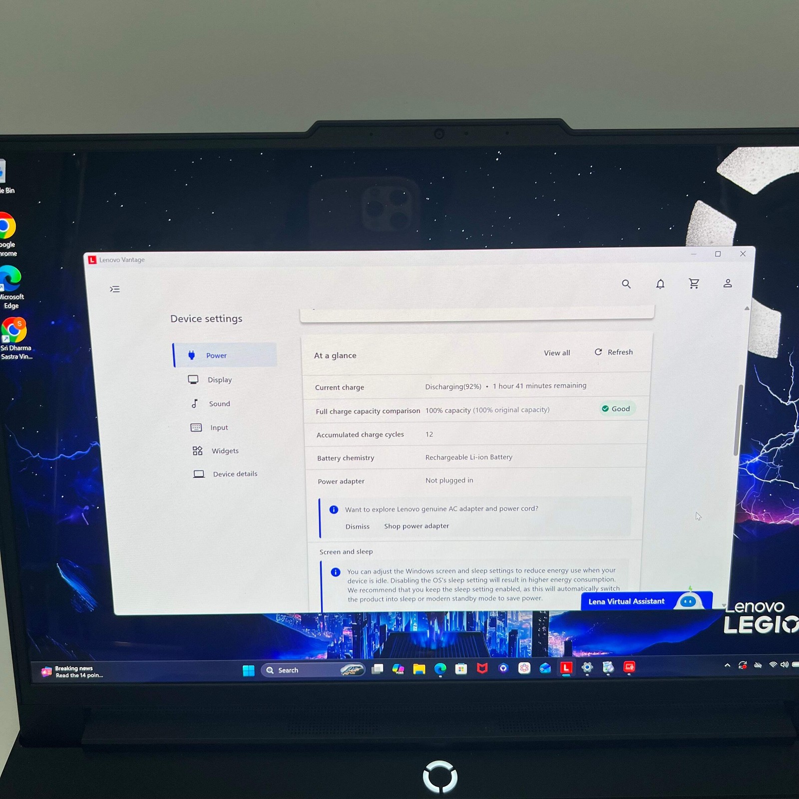 Lenovo Legion Pro 7 16IAX10H 16-inch Ultra 9 64GB RAM 2TB RTX 5090 Laptop Black