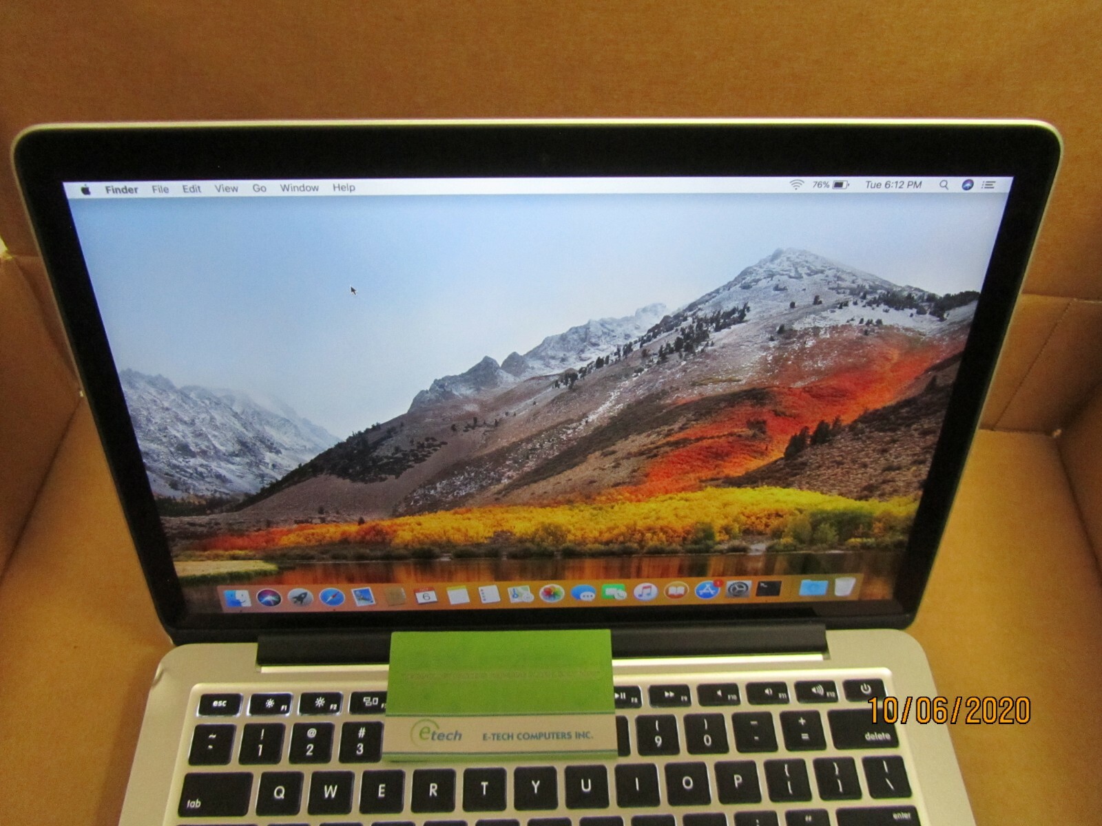 Apple MacBook Pro 13.3” A1502 i5-5287U 2.9GHz 16GB 500GB SSD macOS High Sierra