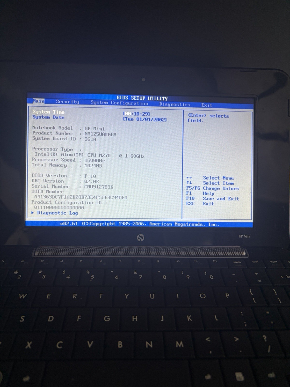 HP Mini 1116nr 10.1″ Netbook Intel Atom 1.60GHz 1GB RAM 16gb ssd Win7 w/charger
