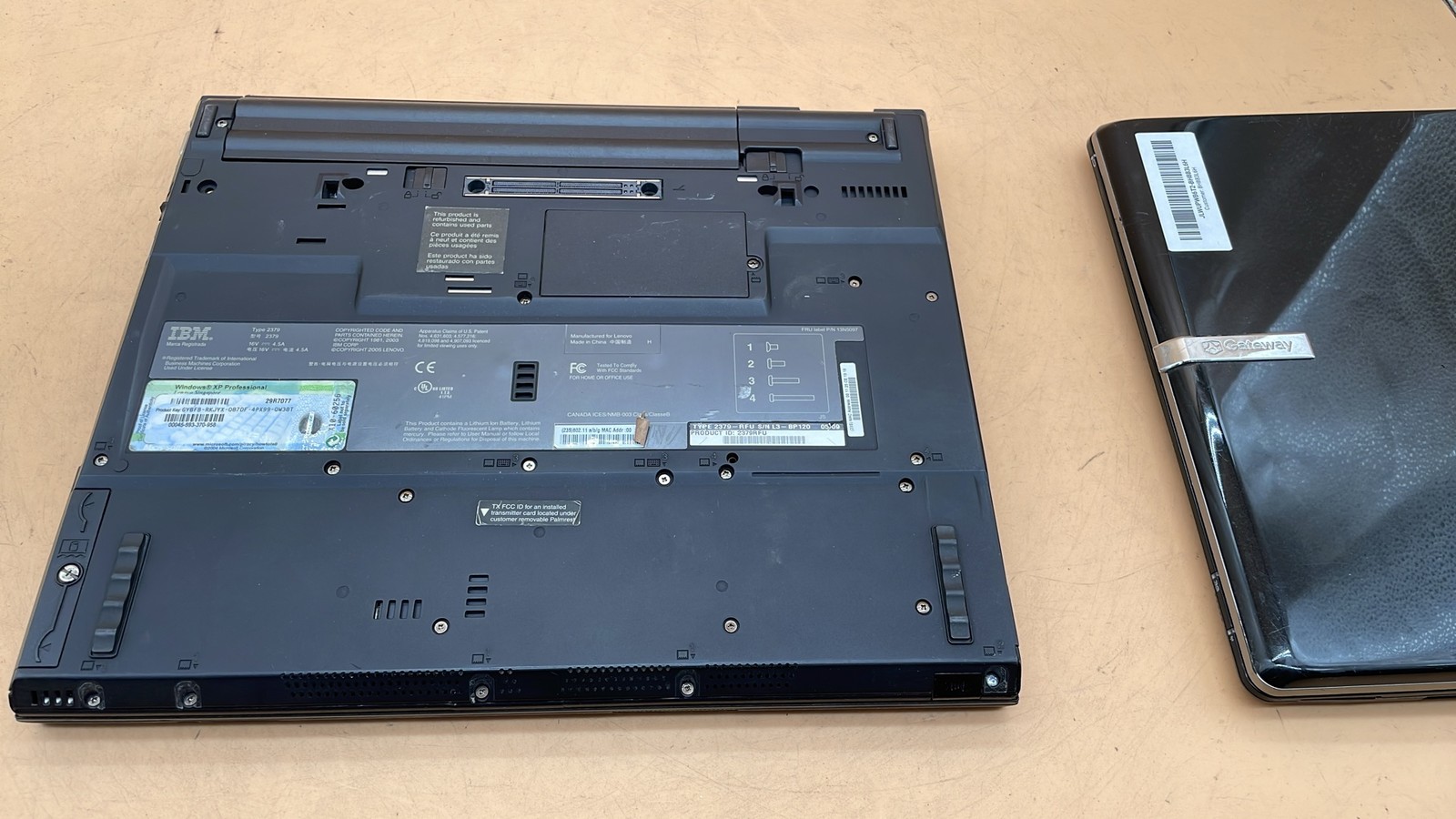 Gateway KAV60 10.1-Inch & IBM ThinkPad T42 Type 2379 14.1-Inch Laptops No HDD