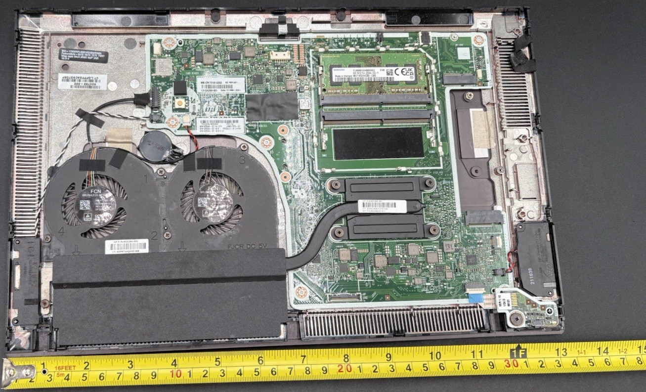 HP Laptop Motherboard Dual FCN Fans Samsung Branded Storage Module Parts Only