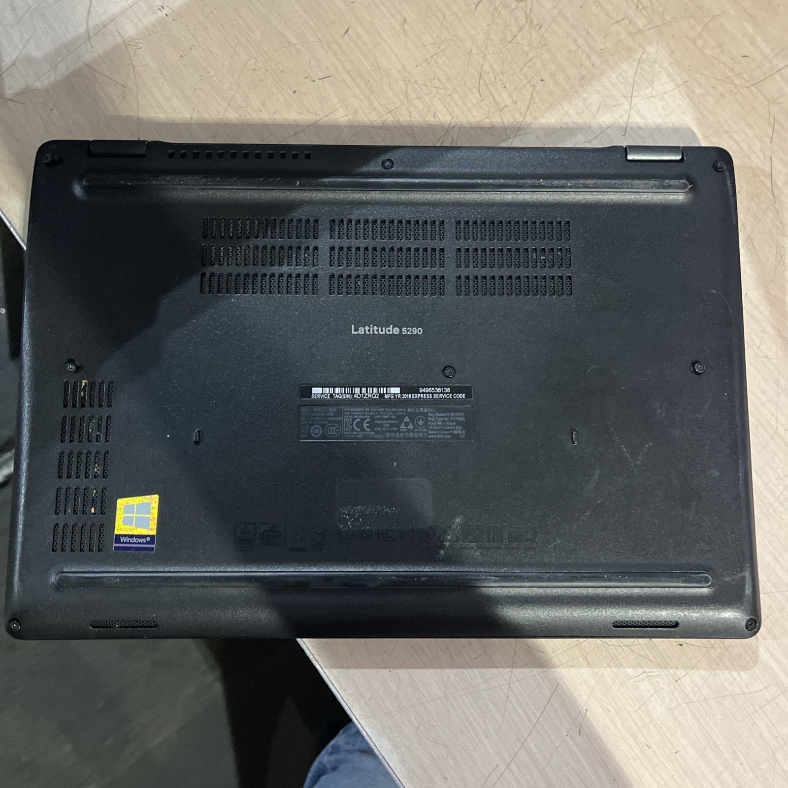 DELL LATITUDE 5290 INTEL CORE I7-8650U 1.90GHZ 16GB RAM NO HD