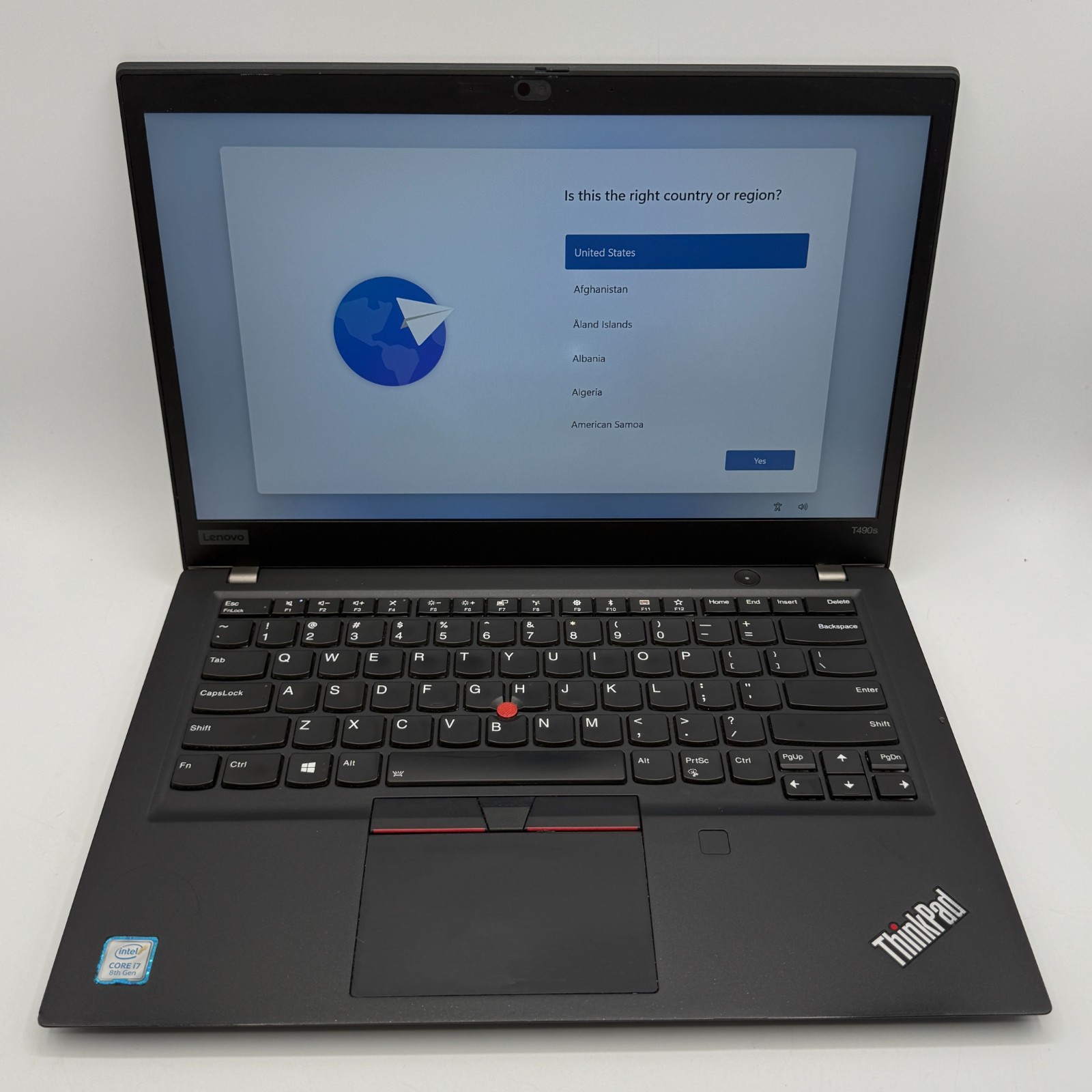 Lenovo ThinkPad T490s 14″ i7-8565U 16GB RAM 256GB SSD Win11 Pro See Pictures