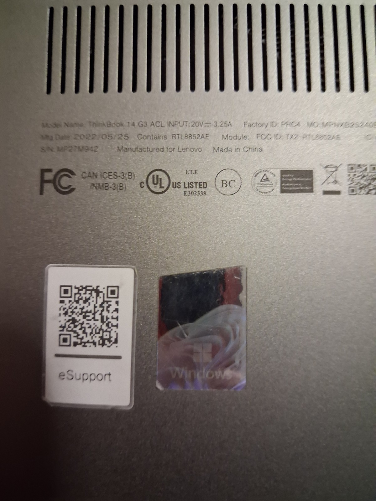 Lenovo ThinkBook 14 G3 ACL