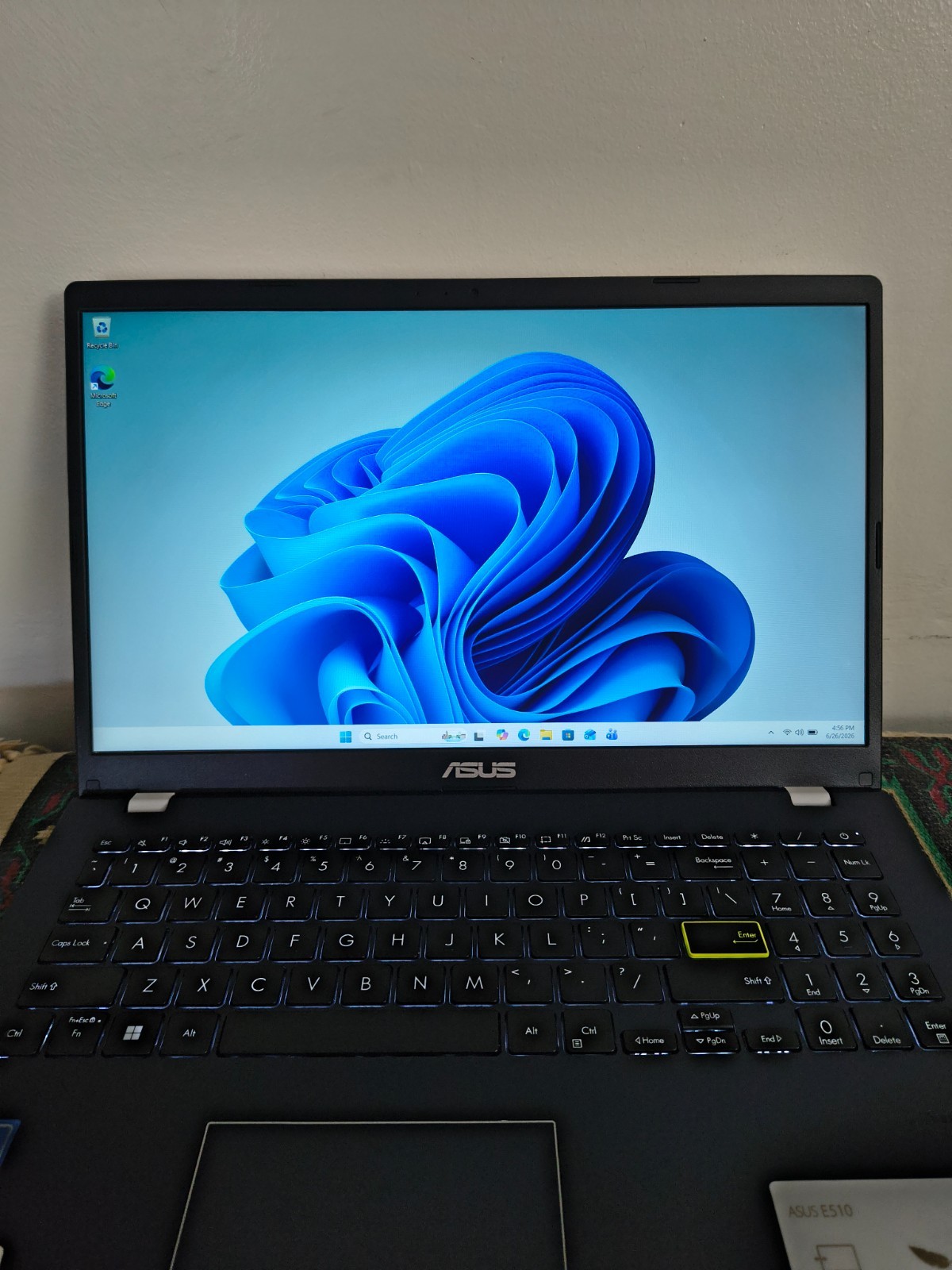 15.3″ ASUS L510M 4Core Pentium @1.1GHz 4GB 250GB NVMe SSD+128GB eMMC Wn11Hm BkLT