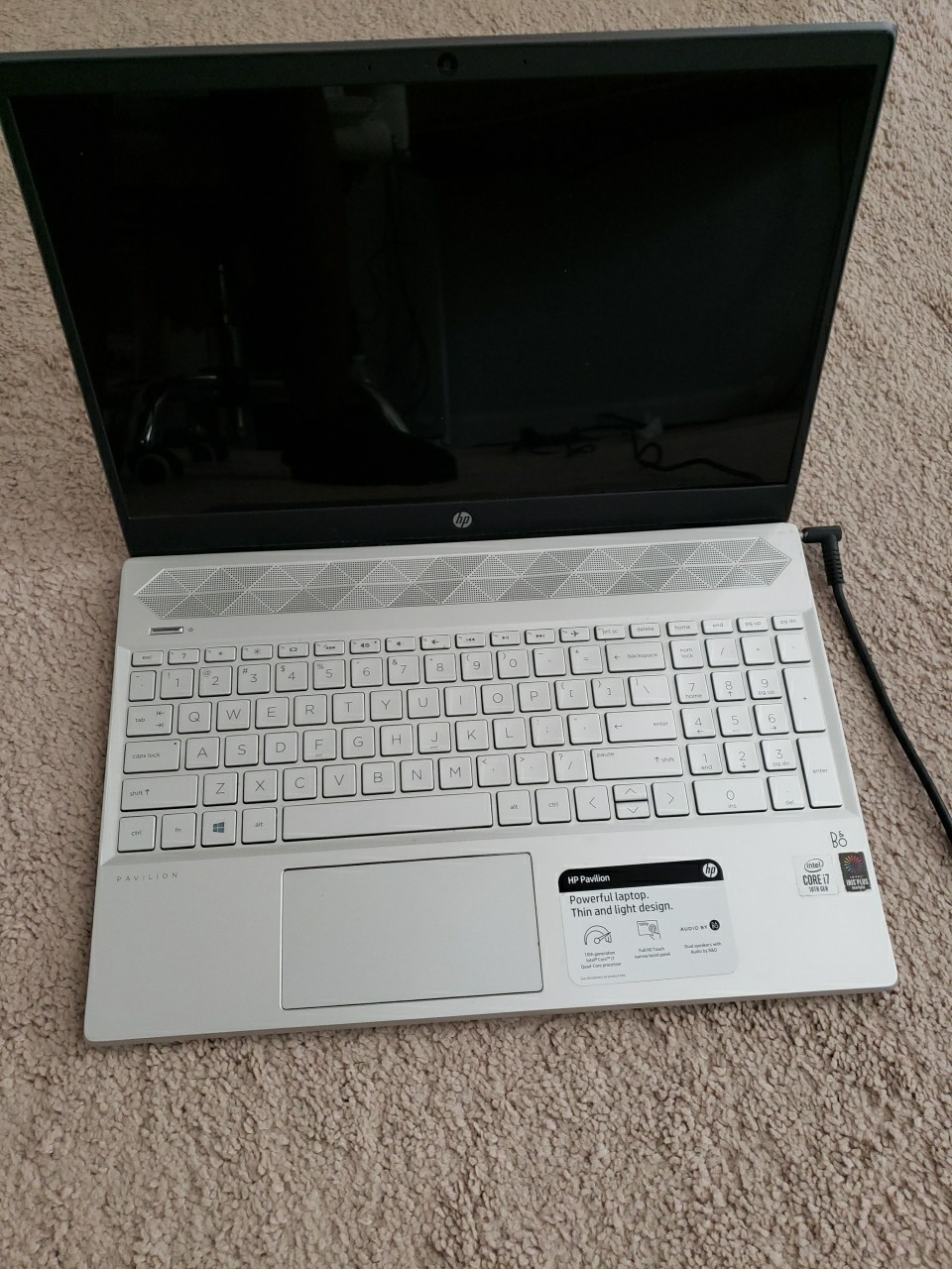 HP Pavilion 15.6-inch Touchscreen Laptop 10th Gen Intel Core I7-1065G7