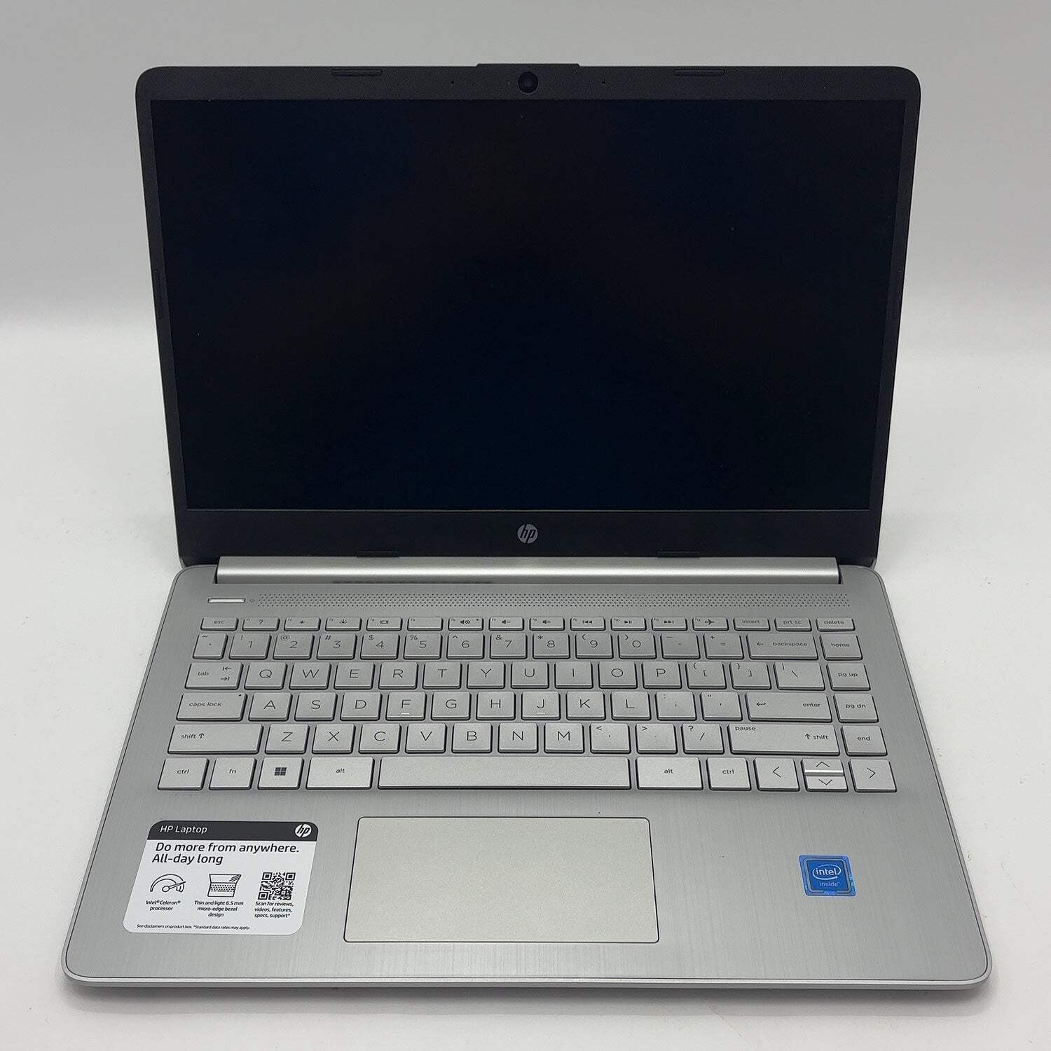HP Laptop 14-DQ0760DX 14″ Celeron N4120 1.1GHz 4GB RAM 128GB SSD