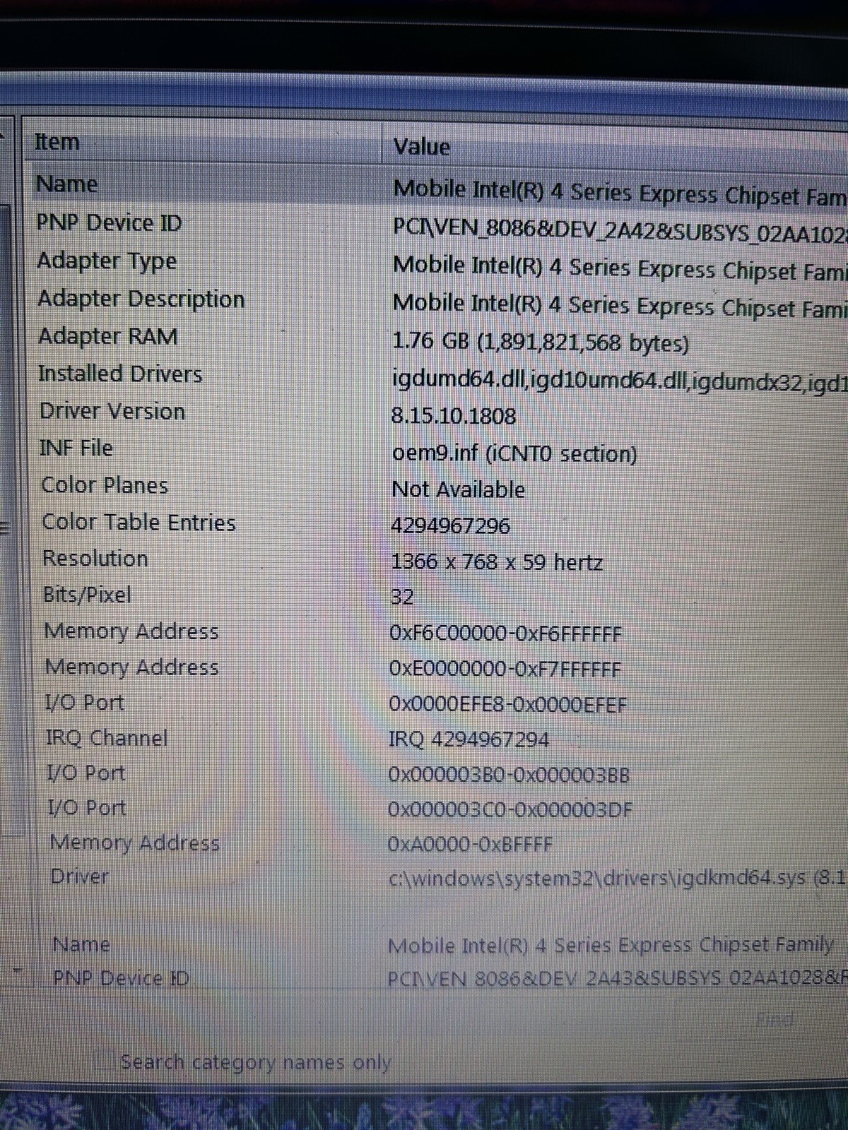 Dell Inspiron 1545 Pentium Dual Core intel T4400 2.20GHz 4GB WIFI DVD NO HDD