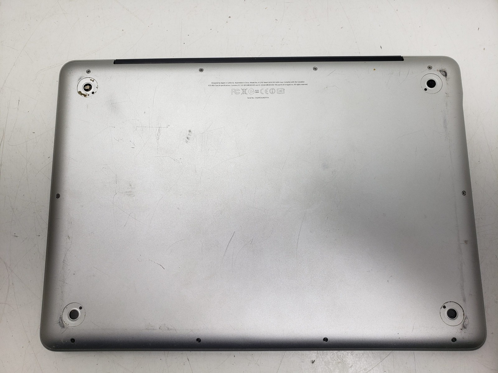 Apple MacBook Pro 13″ A1278 – no HDD – for parts not working