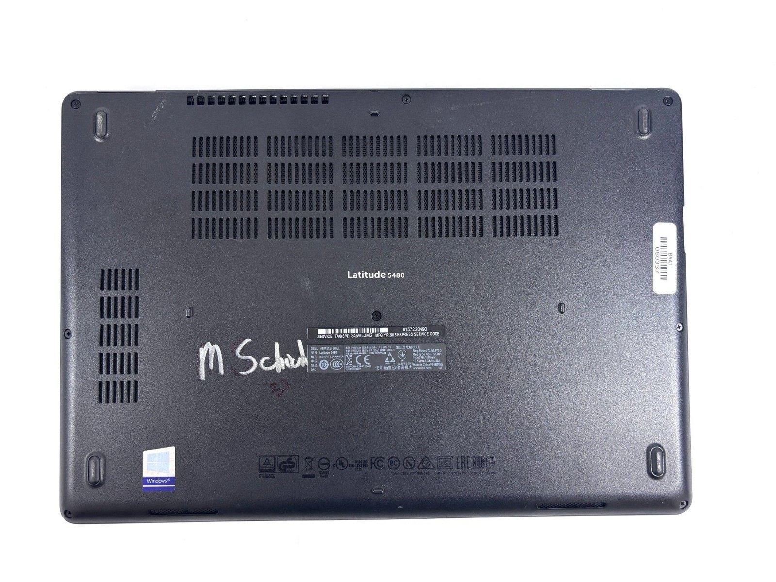 Dell Latitude 5480 – 14″ FHD, 2.6GHz i5, 8GB RAM, 256GB SSD, Windows 11