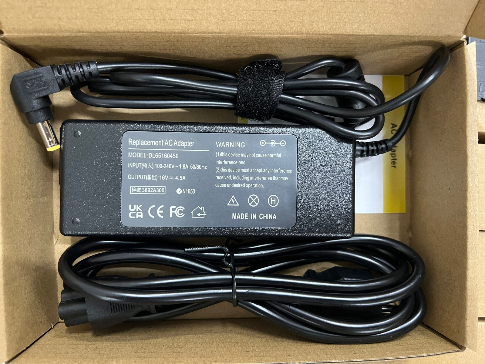 72W Charger for Panasonic Toughbook CF-29 CF-29E CF-30 CF-30C CF-50 CF-50A CF-F8