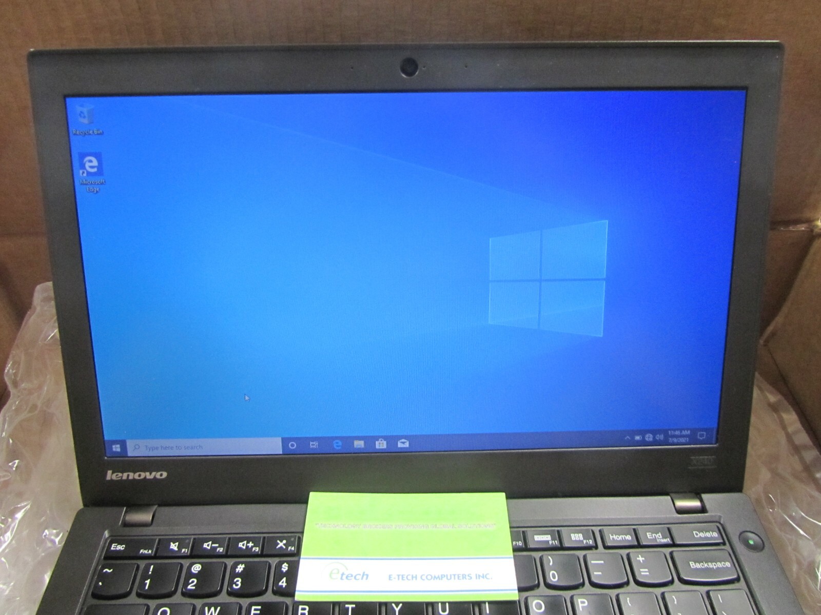20AL008XUS ThinkPad x240 i5-4200U 8GB 16GB SSD + 500GB HD 12.5″ HD Display Win10