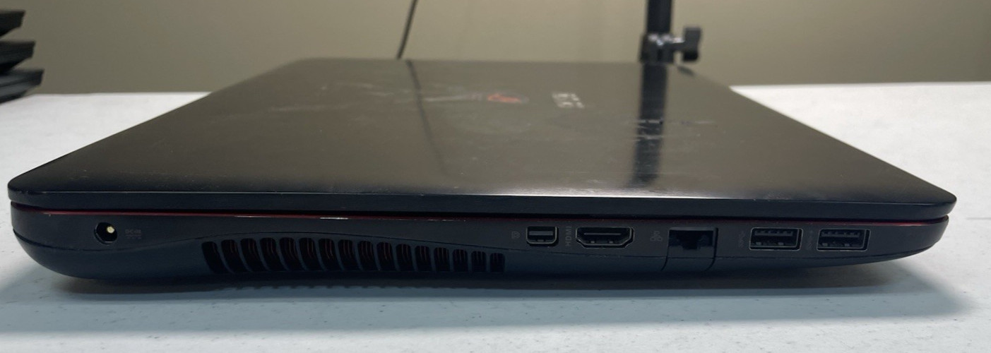 Asus ROG GL551J i7 4th Gen GTX960M 16GB RAM NO HDD FOR PARTS OR REPAIR