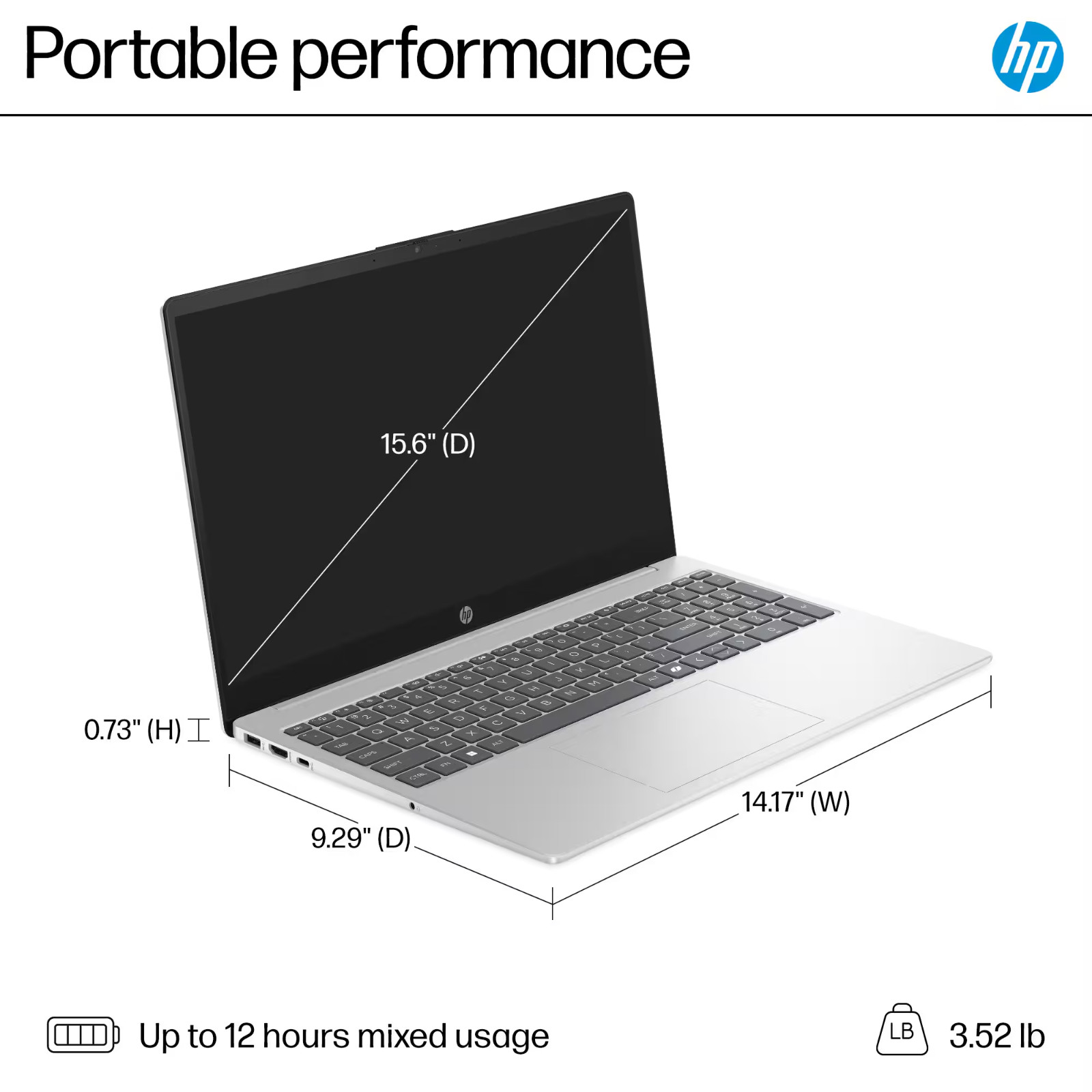 NEW HP Laptop Notebook 15.6 Touch AMD Ryzen 5 16GB RAM 512GB SSD Office 2024 Pro
