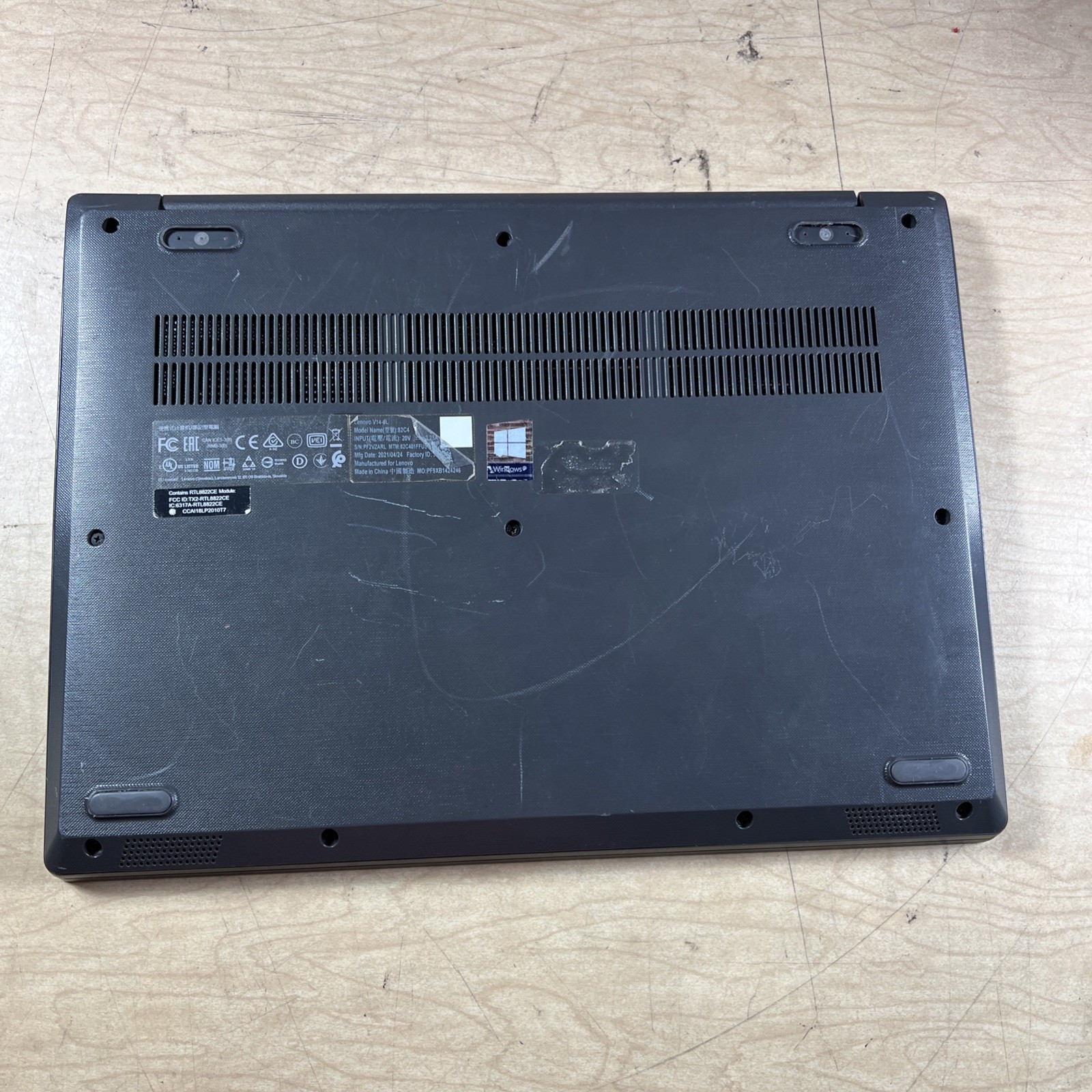 LENOVO V14-IIL INTEL CORE I3-1005G1 1.20GHZ 8GB RAM **NO HD/ NO CADDIE/ NO OS
