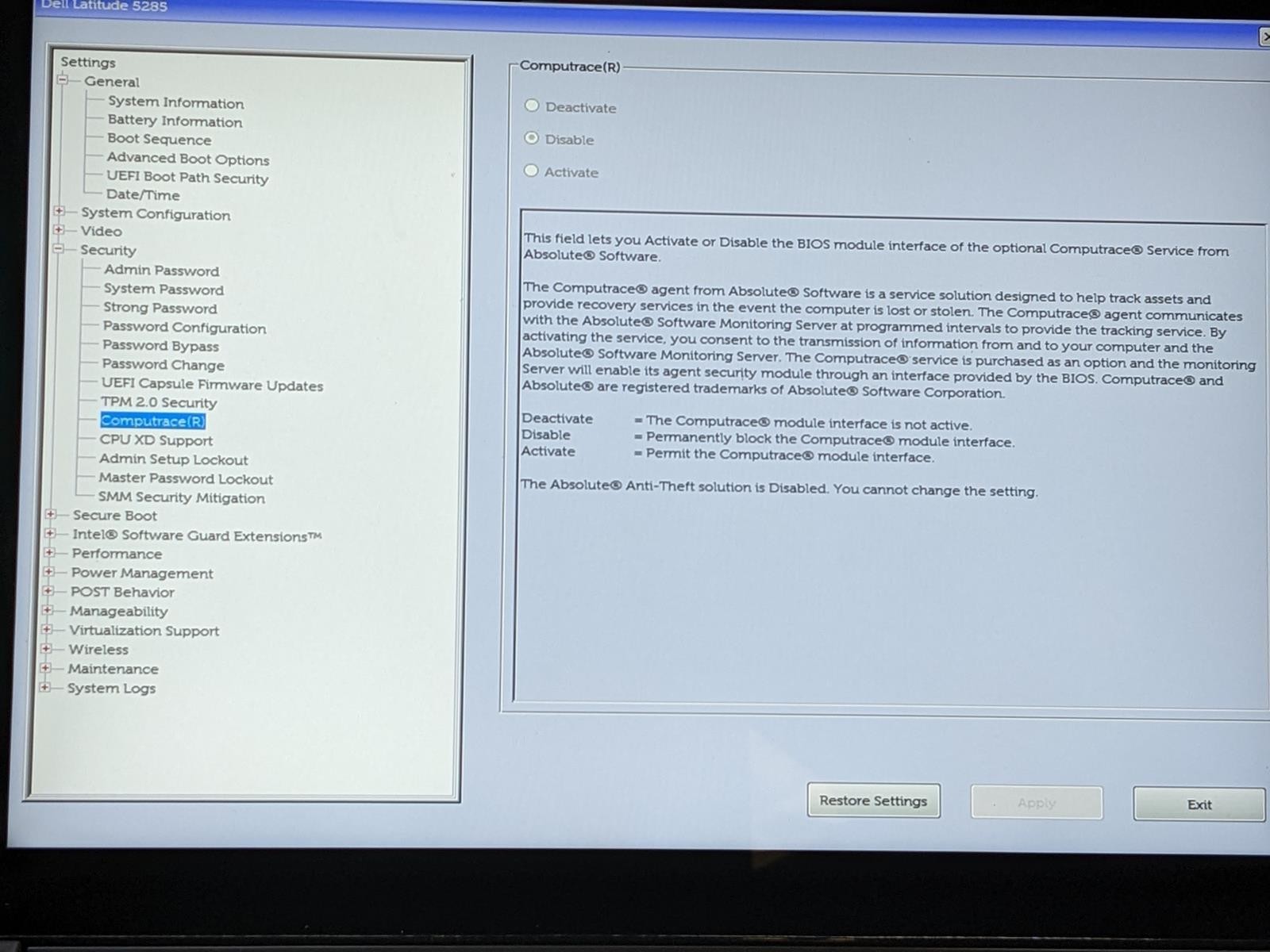 DELL LATITUDE 5285 I5-7300U @ 2.6GHz, 8GB RAM, NO HDD/OS – (READ DESC)